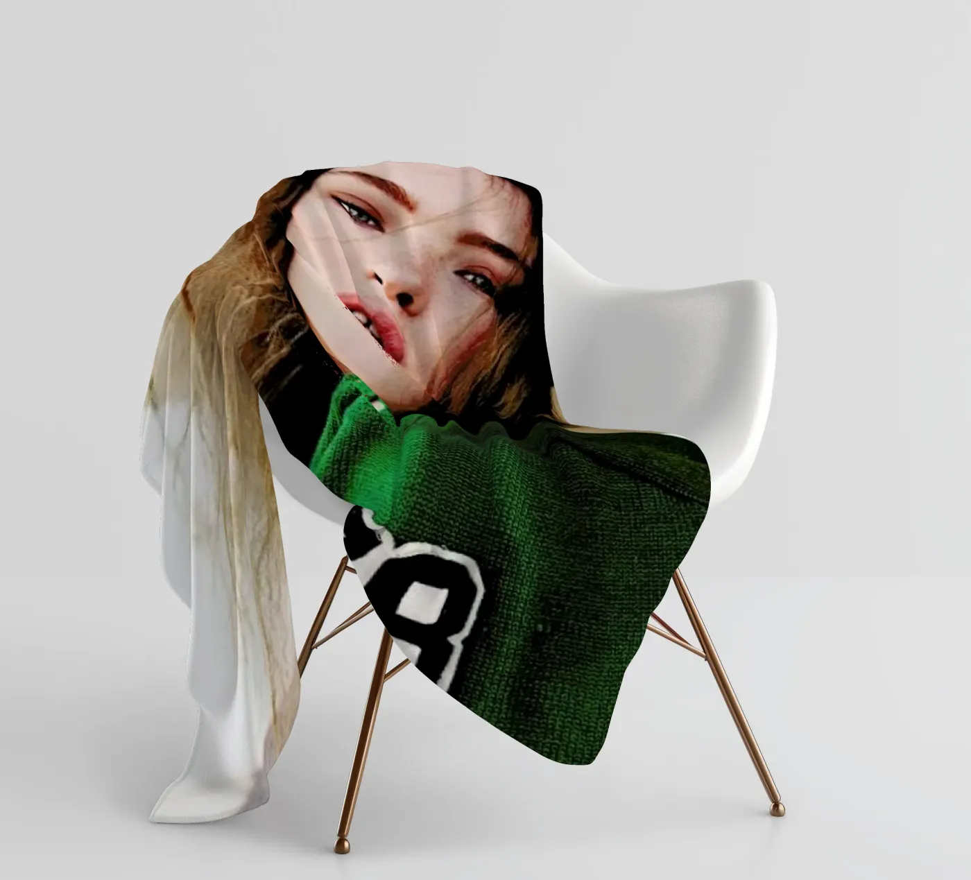 Teeth separated plaid polaire de Aysha Banos