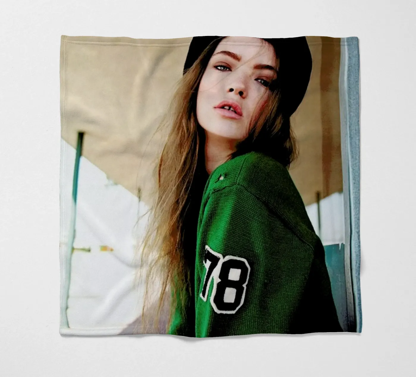 Teeth separated plaid polaire de Aysha Banos