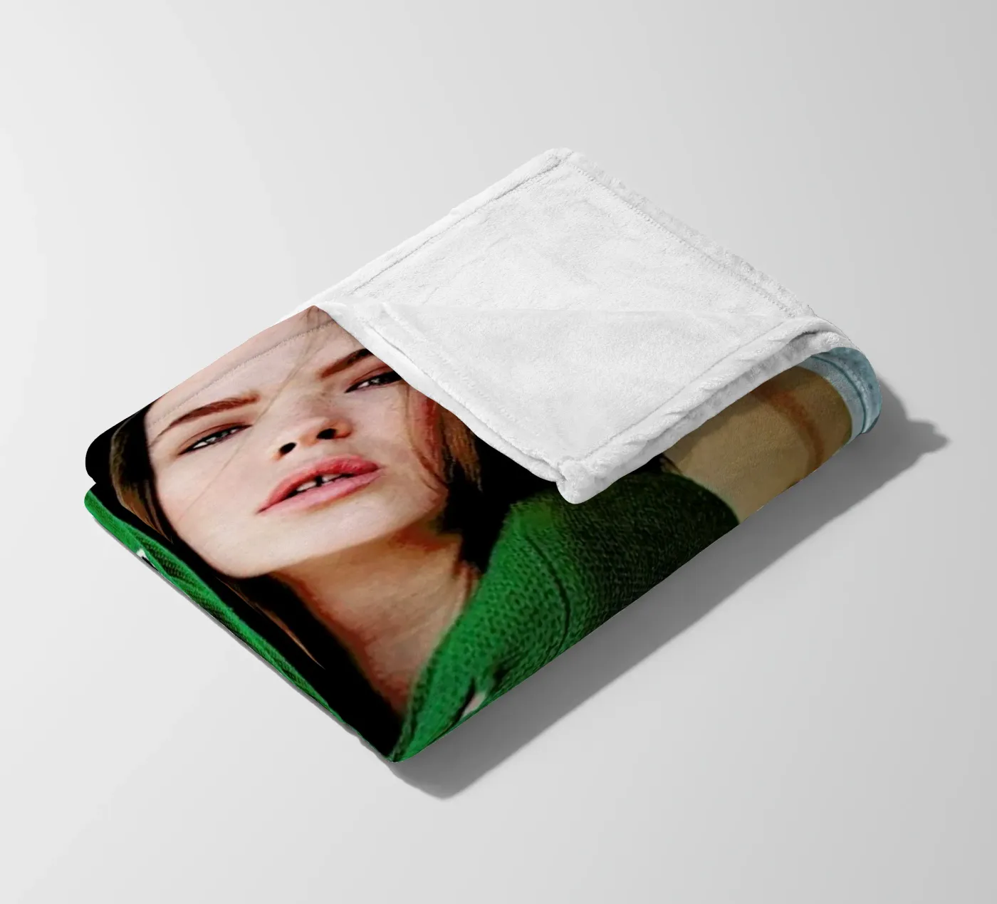 Teeth separated plaid polaire de Aysha Banos