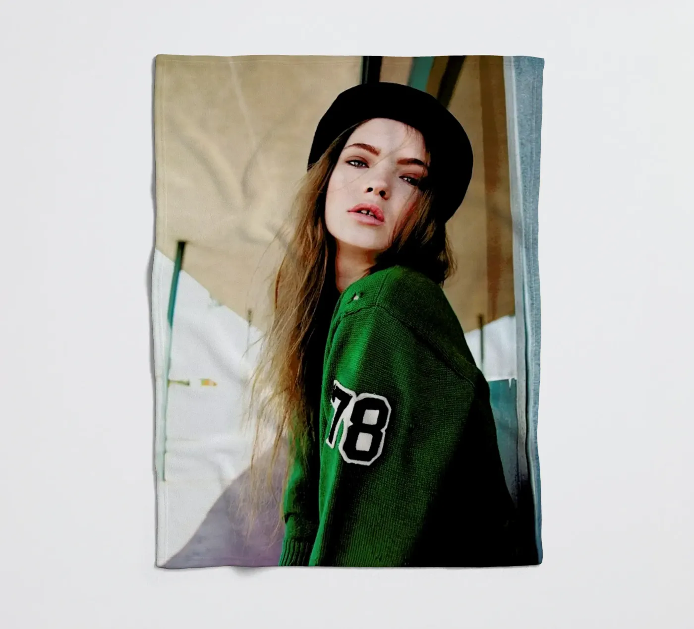 Teeth separated plaid polaire de Aysha Banos