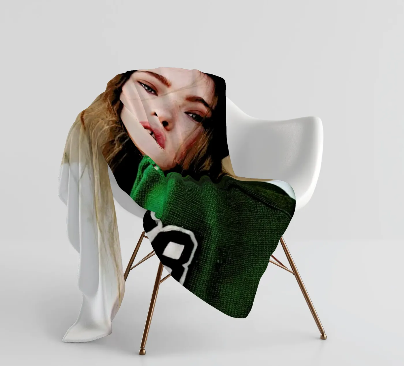 Teeth separated plaid polaire de Aysha Banos