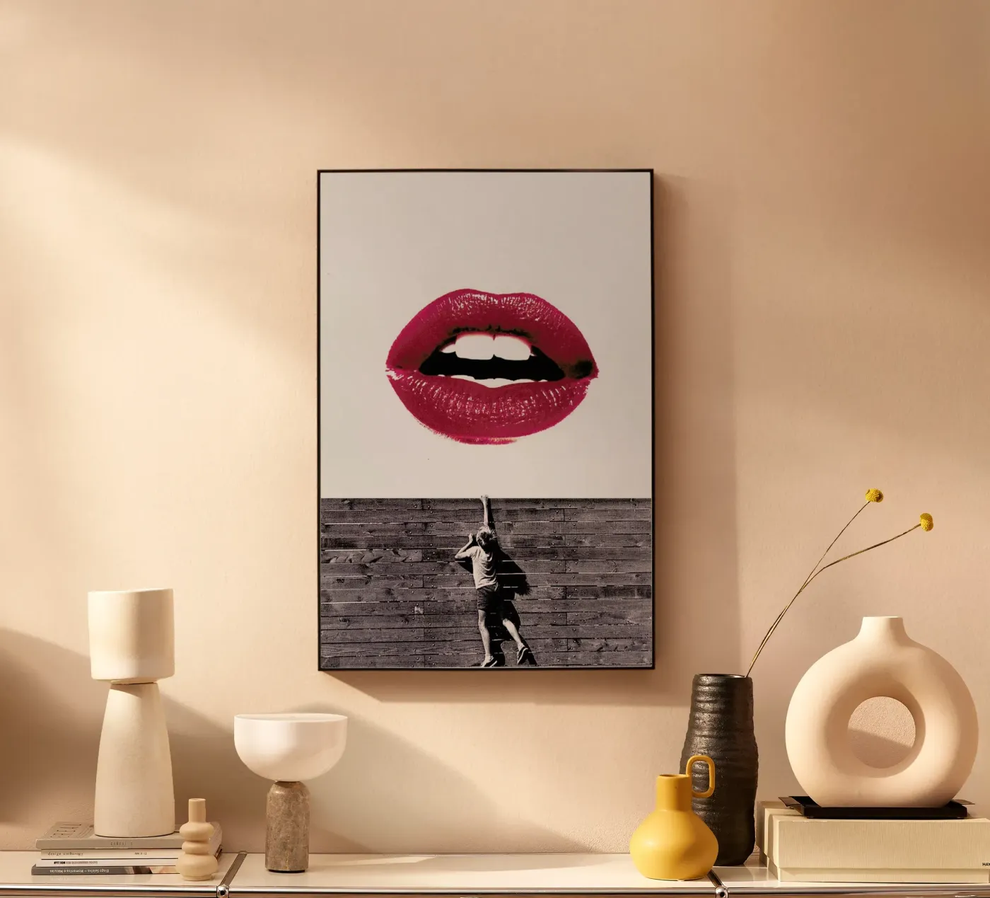 Curious Lips Acryl-Glas von Paste in Place