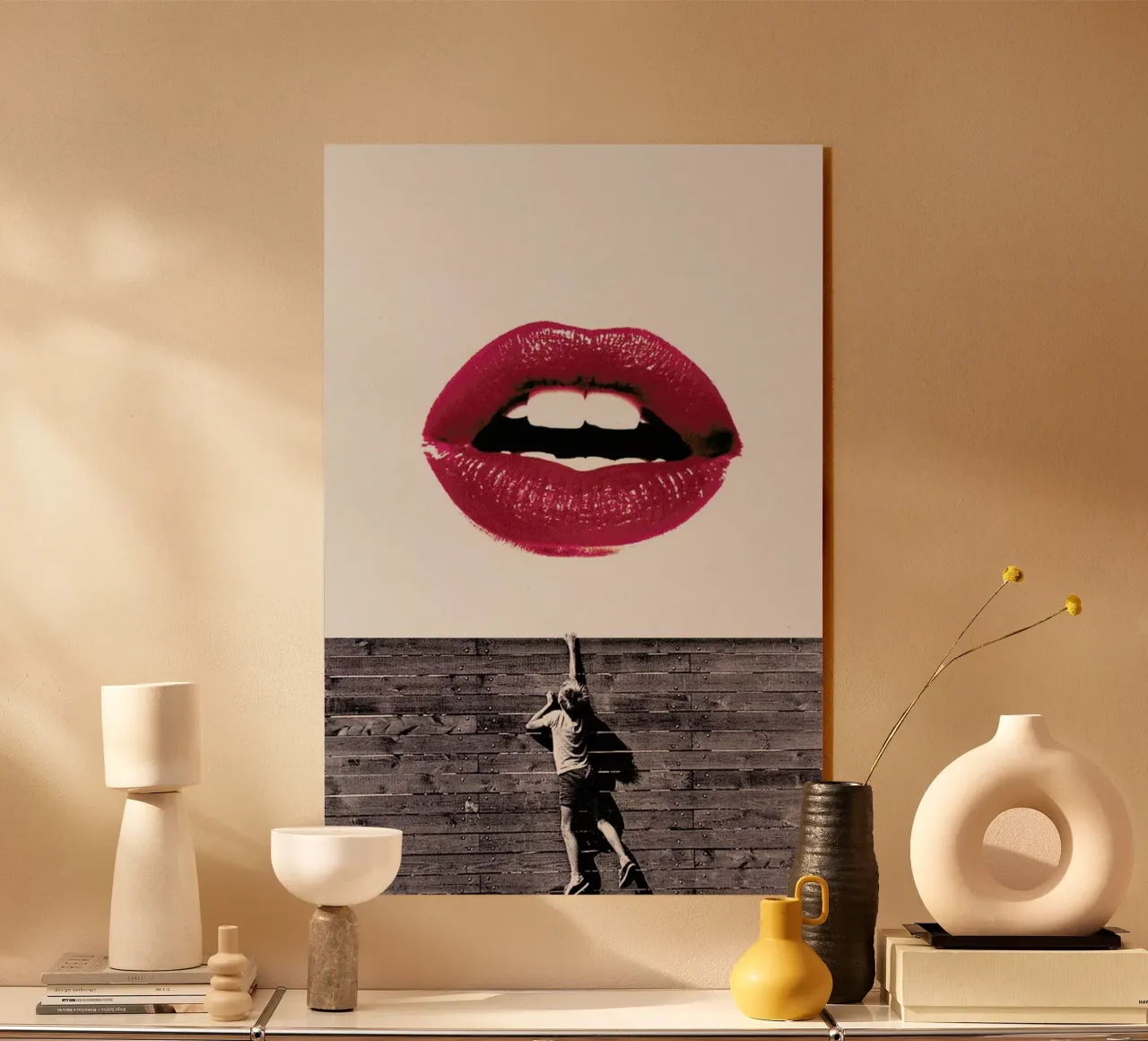 Curious Lips acrylic glass by Paste in Place