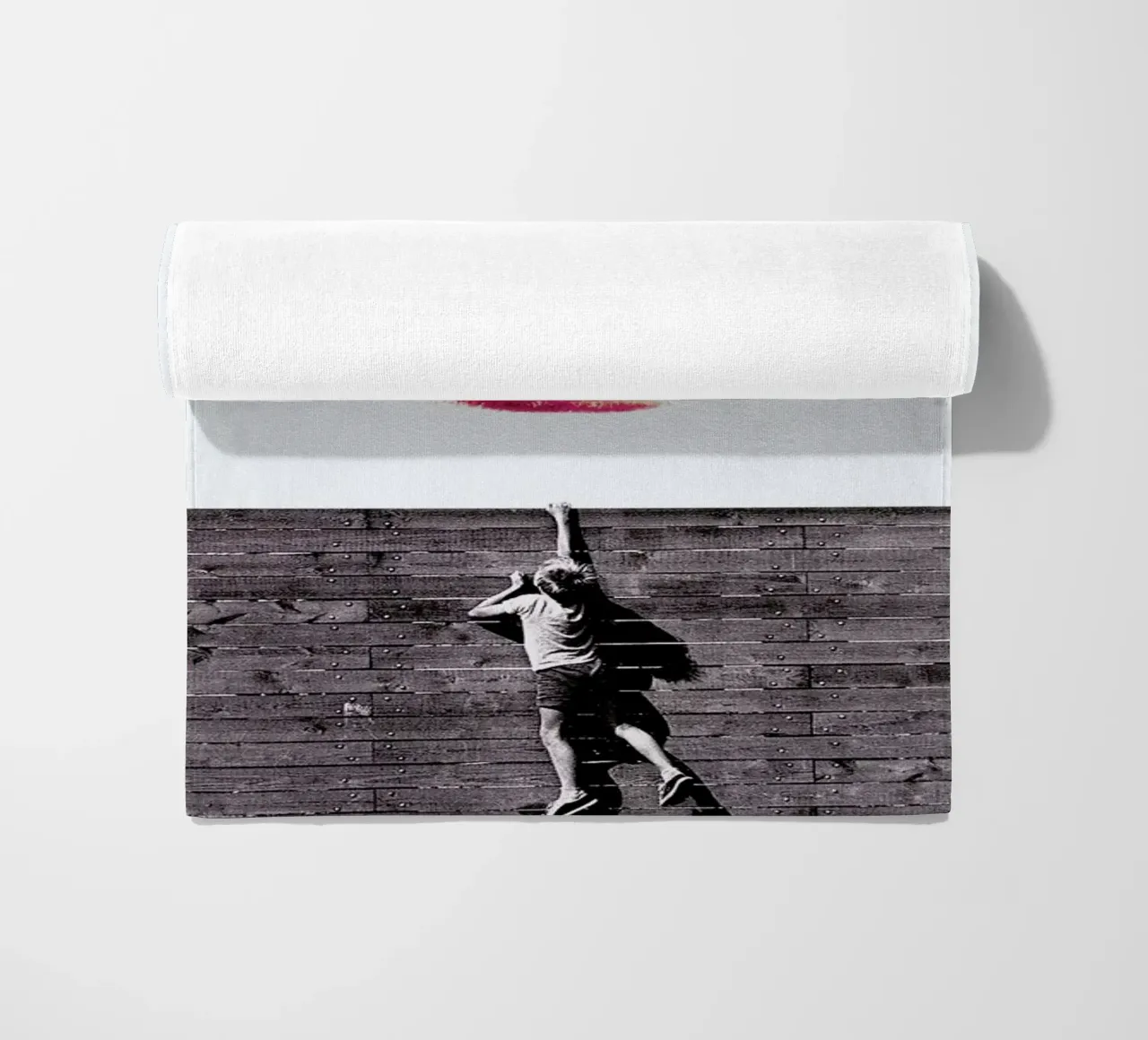 Curious Lips beach towel by Paste in Place