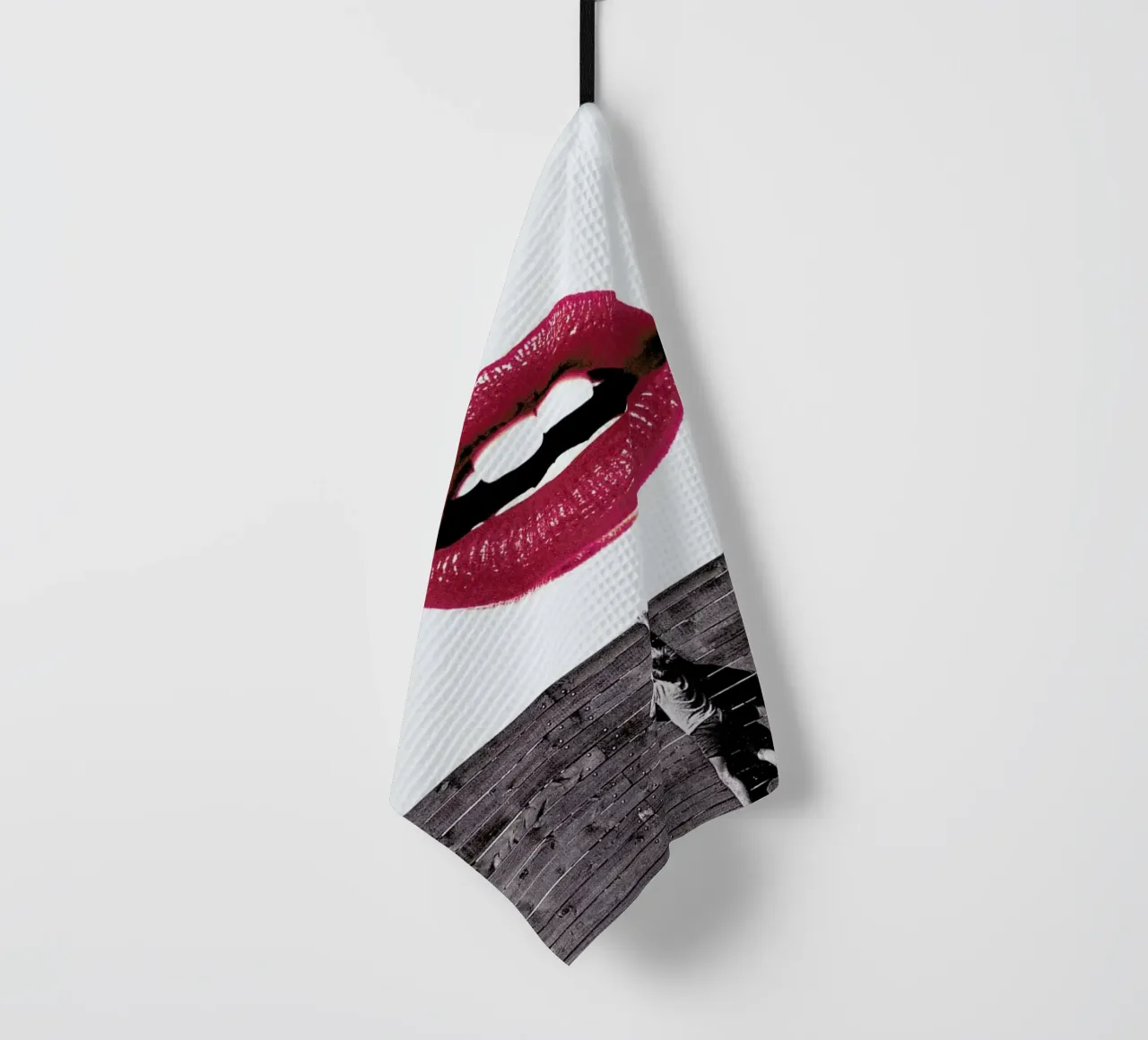 Curious Lips canovaccio da cucina da Paste in Place