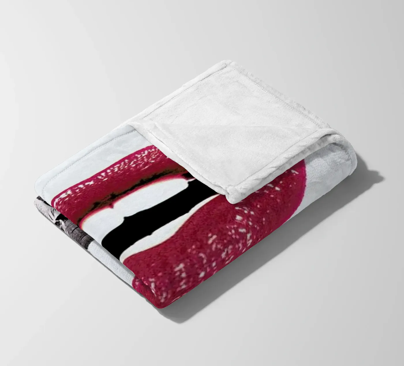 Curious Lips Fleecedecke von Paste in Place