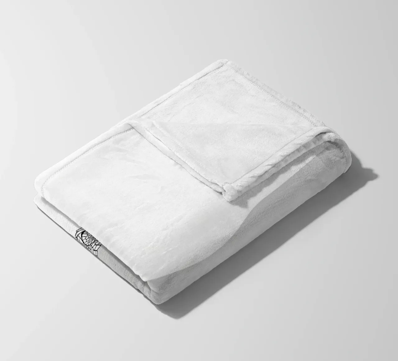 Minimalist Line Drawing of a Crocodile | Modern Abstract Art fleece blanket by Viv Line Art