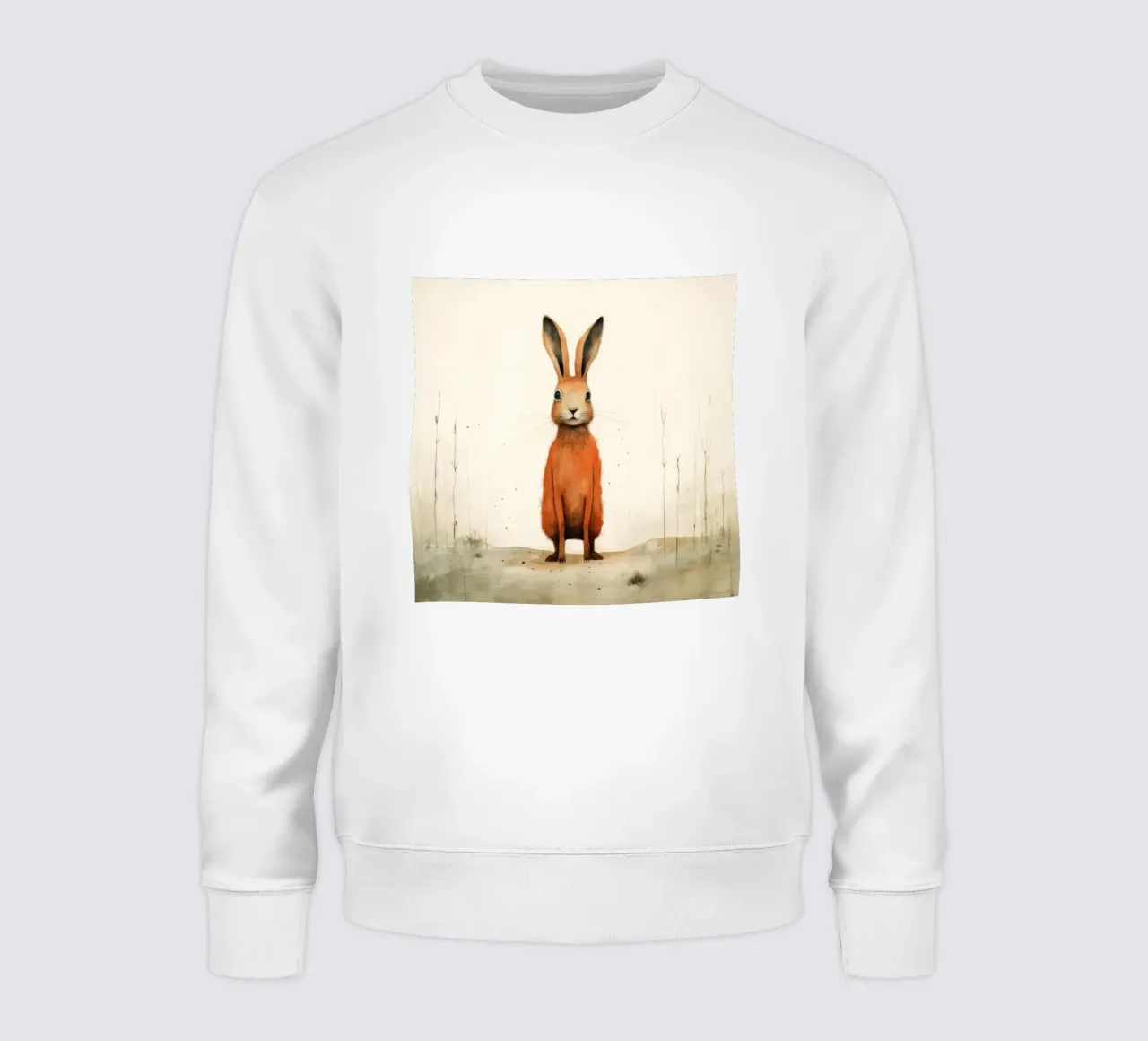 Minimo Hare felpa da Minimal Animal Art