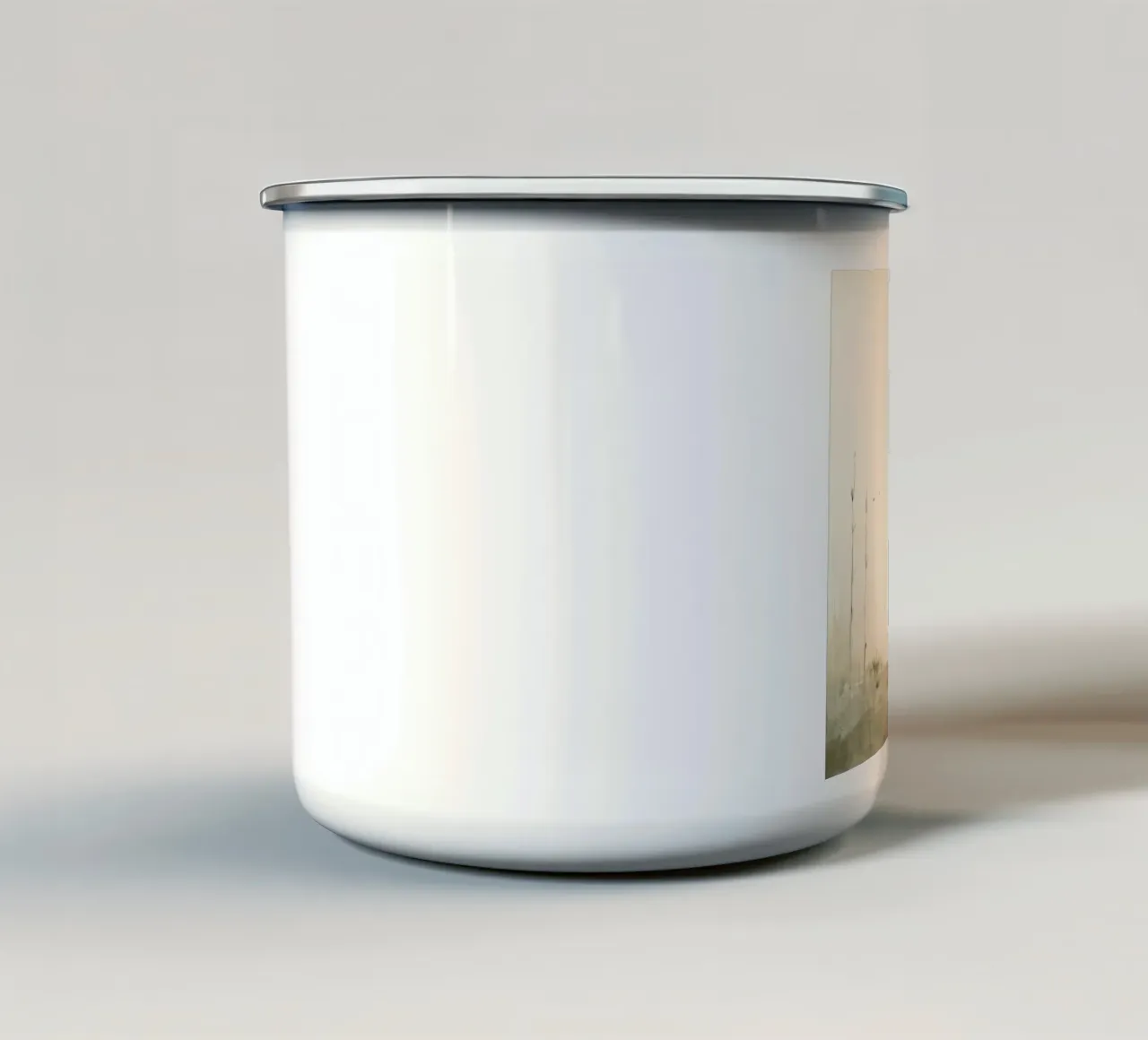 Liebre mínima 2 taza de esmalte de Minimal Animal Art