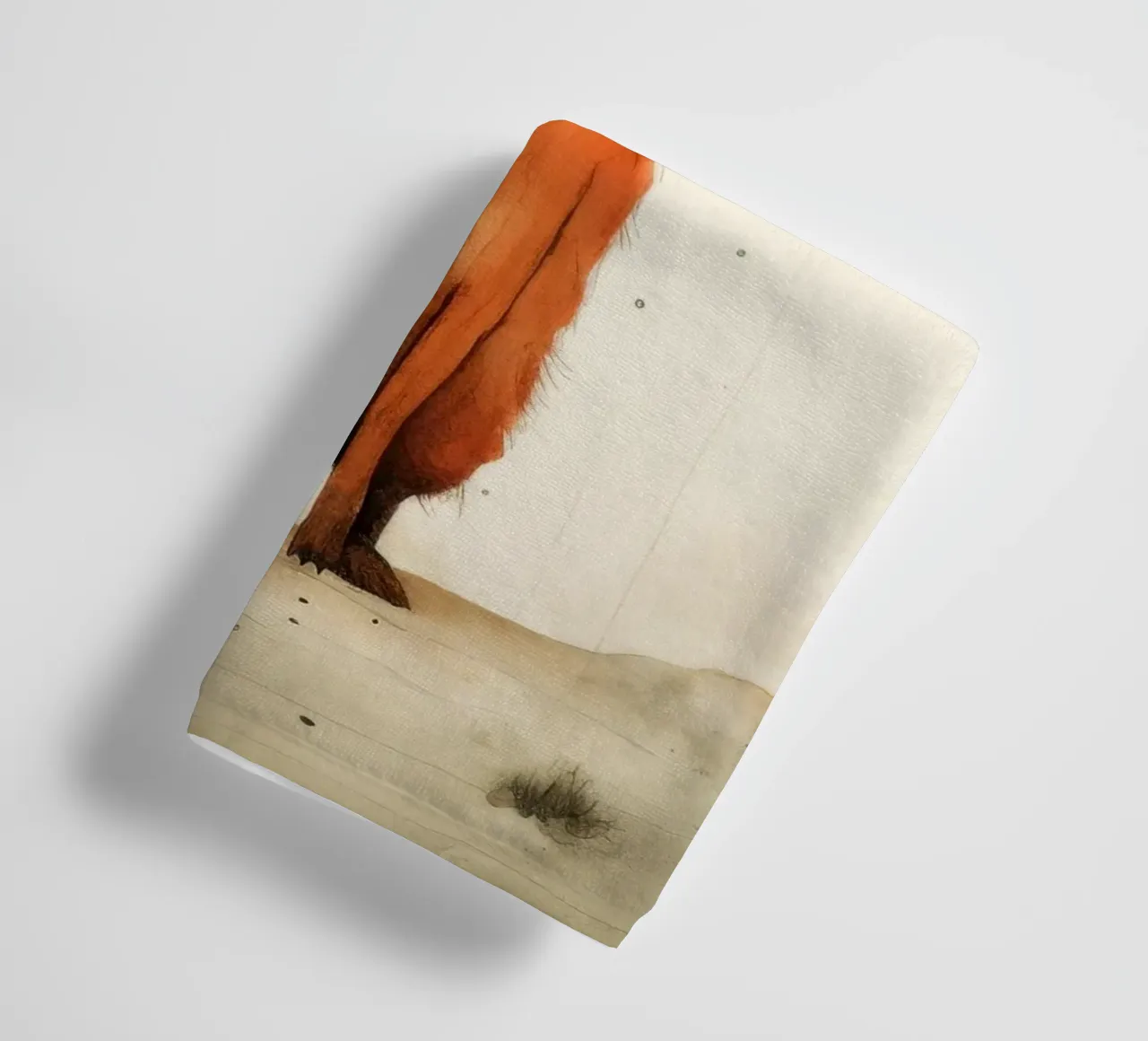 Minimum Hare towel by Minimal Animal Art