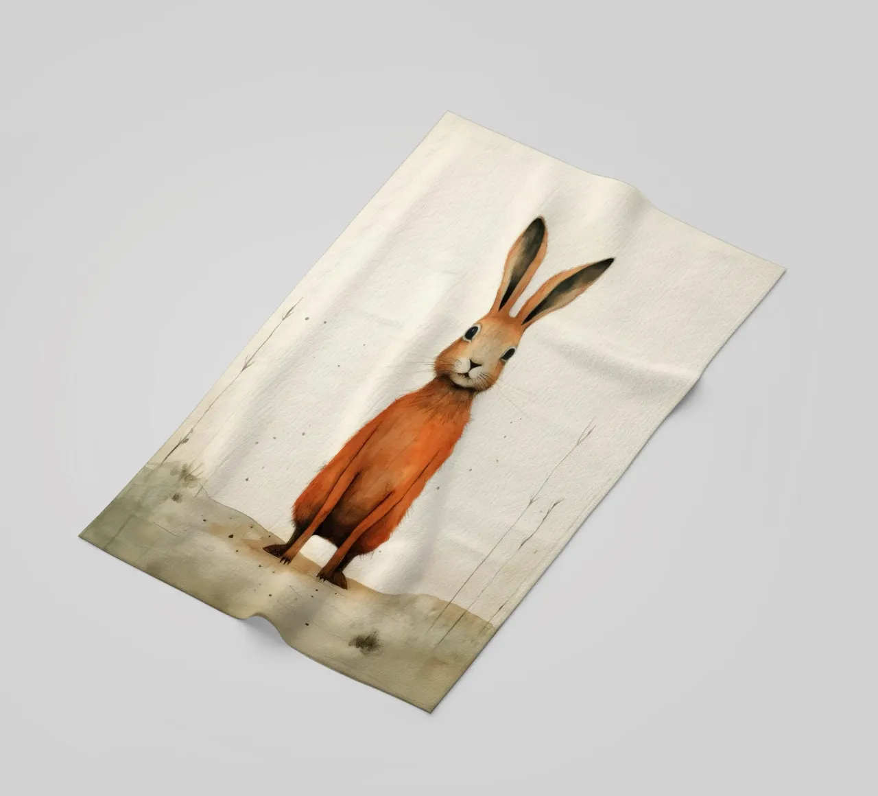 Minimum Hare telo mare da Minimal Animal Art