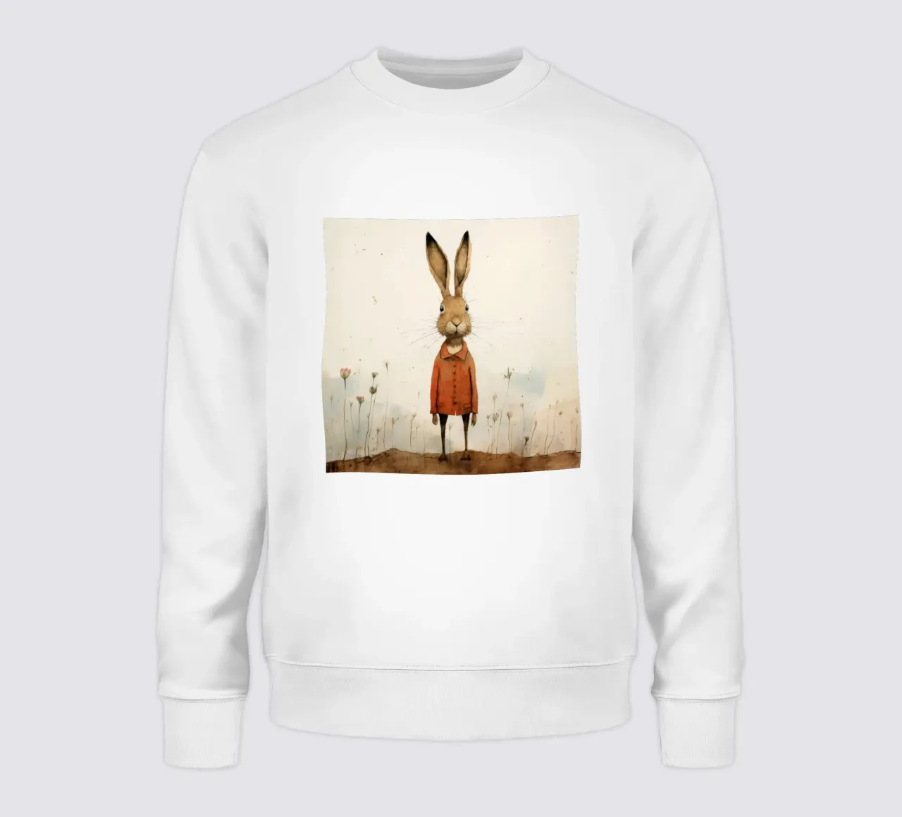 Minimo Hare felpa da Minimal Animal Art