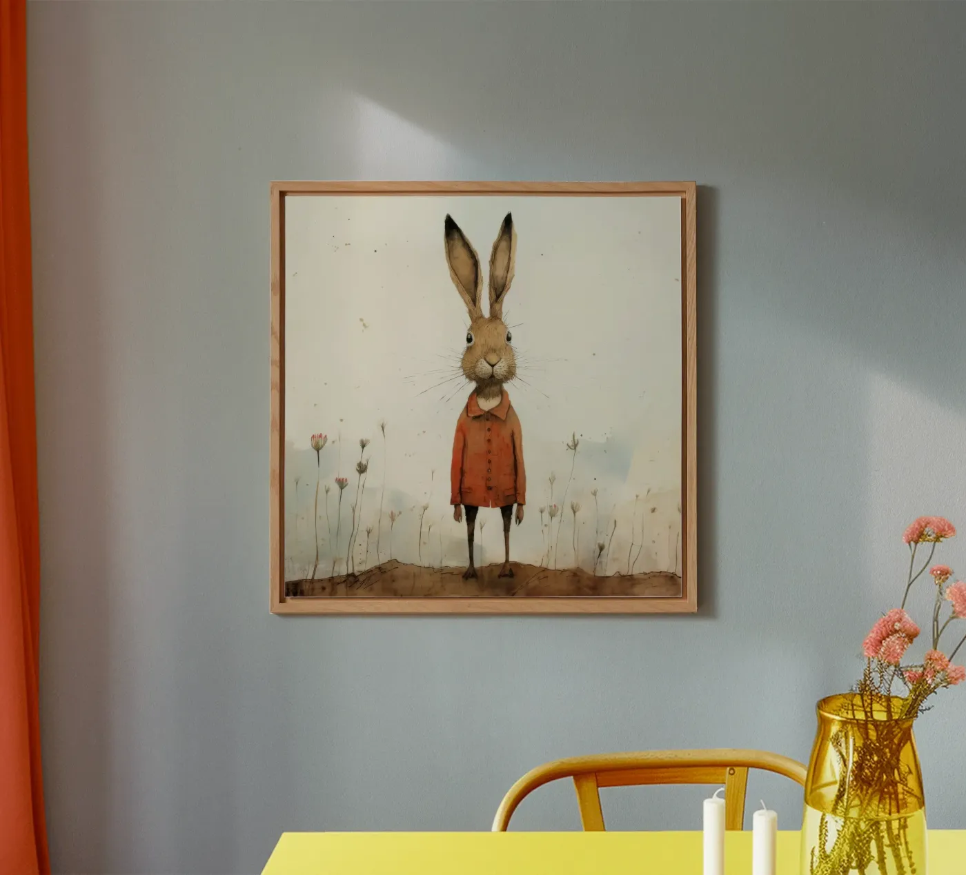 Minimum Hare Forex-Platte von Minimal Animal Art