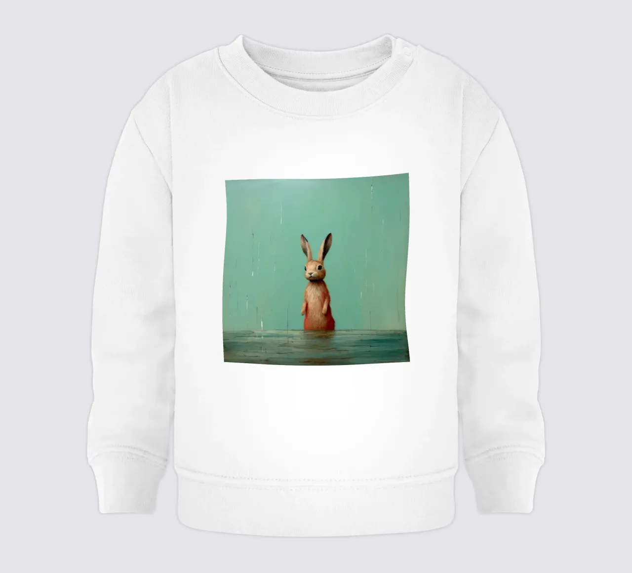 Lepre minima 4 felpa neonato da Minimal Animal Art