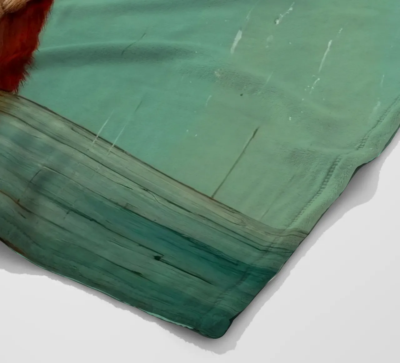 Minimal Hare Fleecedecke von Minimal Animal Art