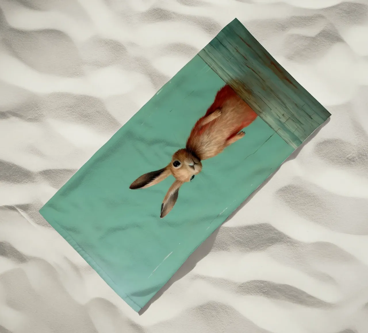 Minimo Hare telo mare da Minimal Animal Art