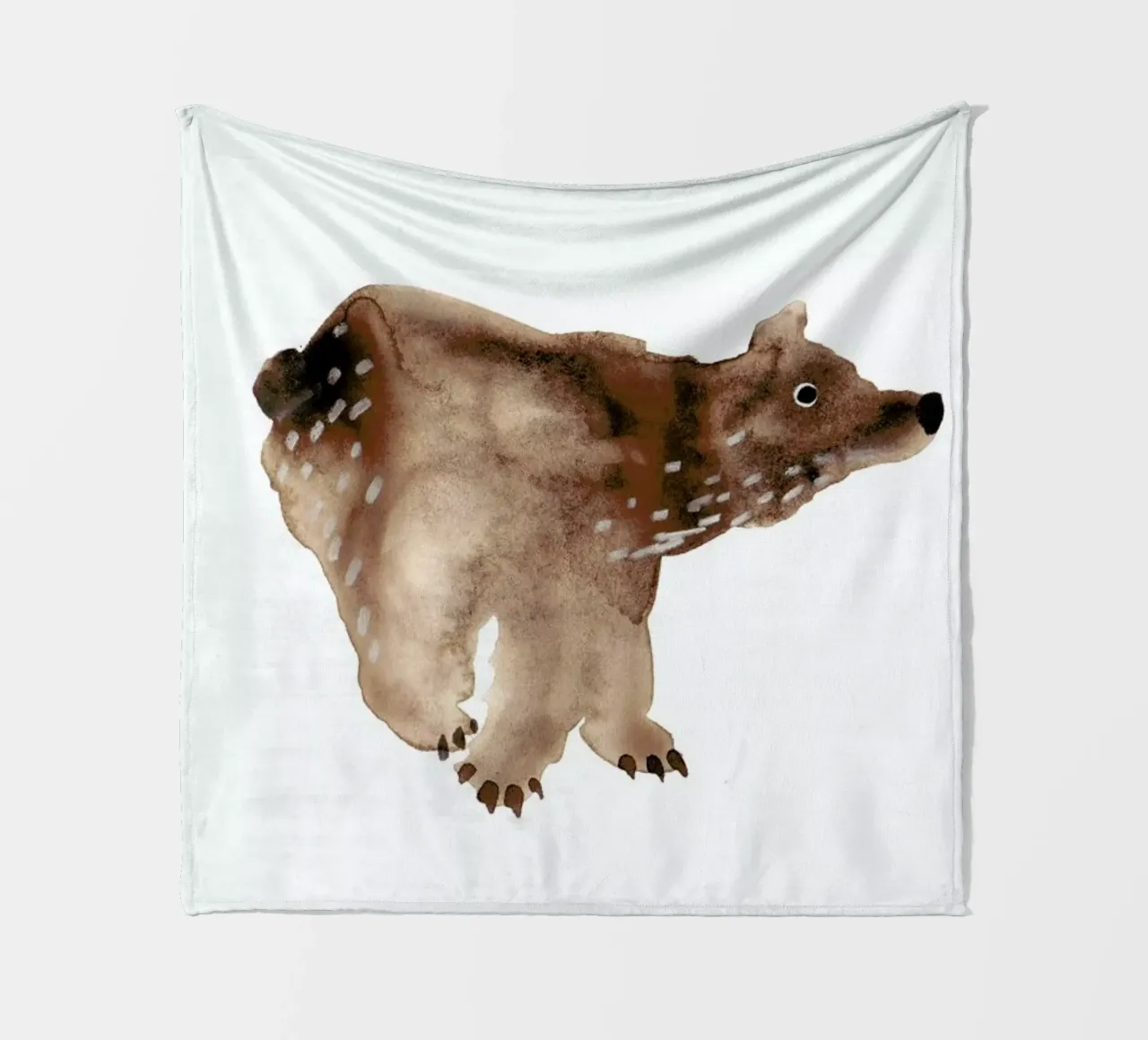 Bear Fleecedecke von Farina Kuklinski