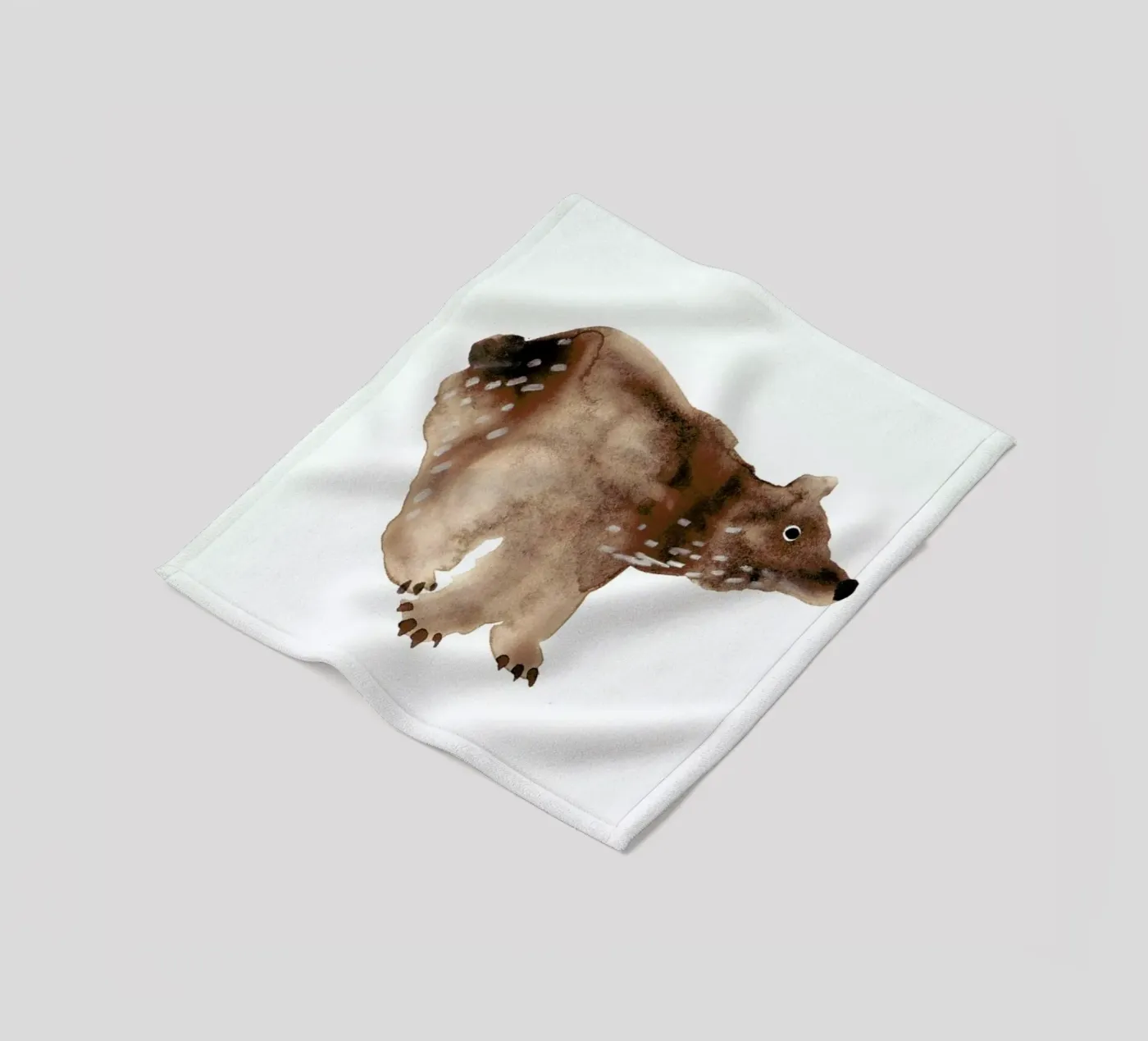 Bear Fleecedecke von Farina Kuklinski