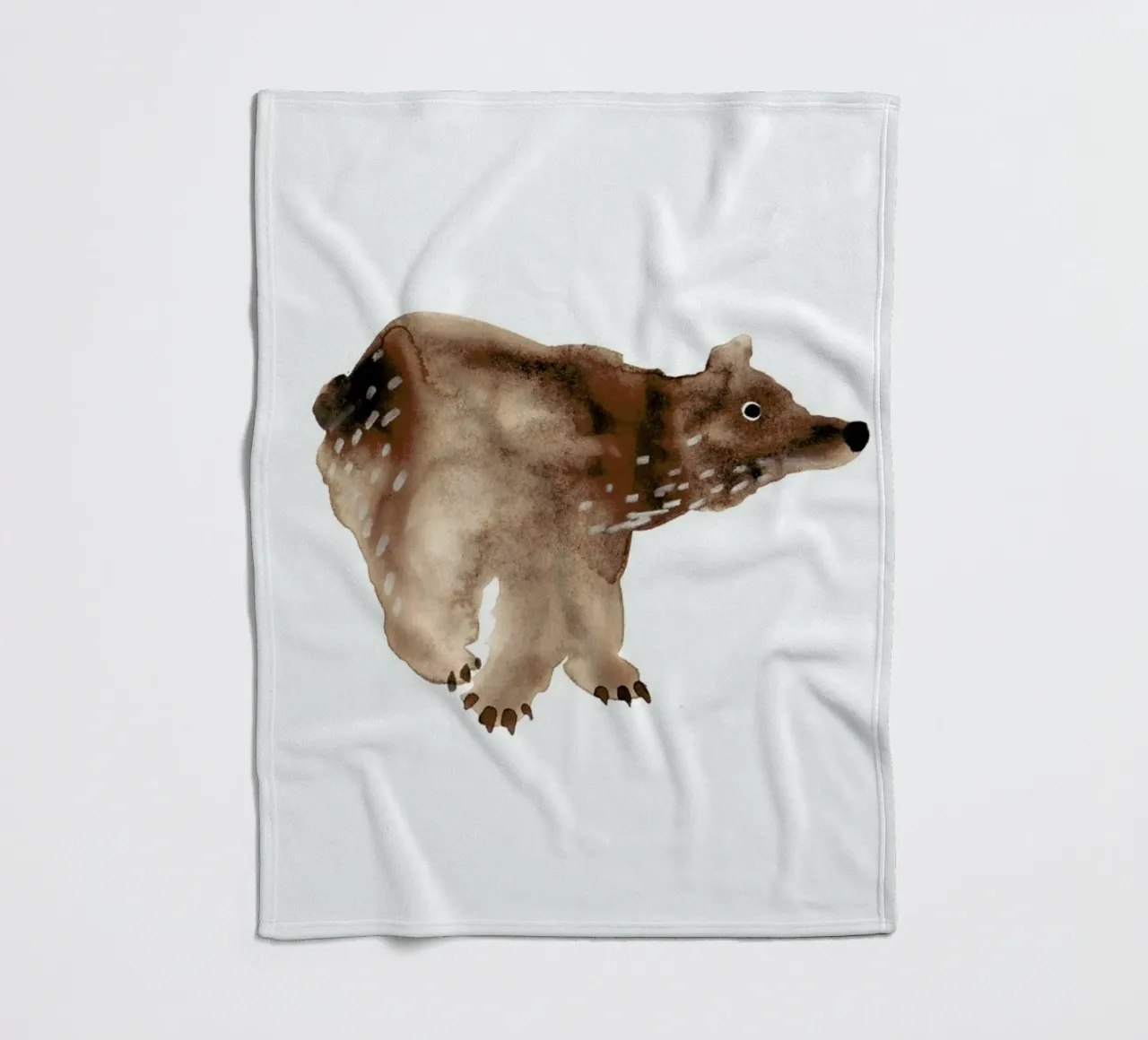 Bear Fleecedecke von Farina Kuklinski