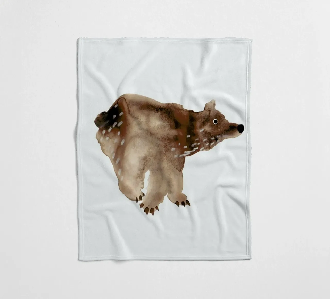 Bear Fleecedecke von Farina Kuklinski