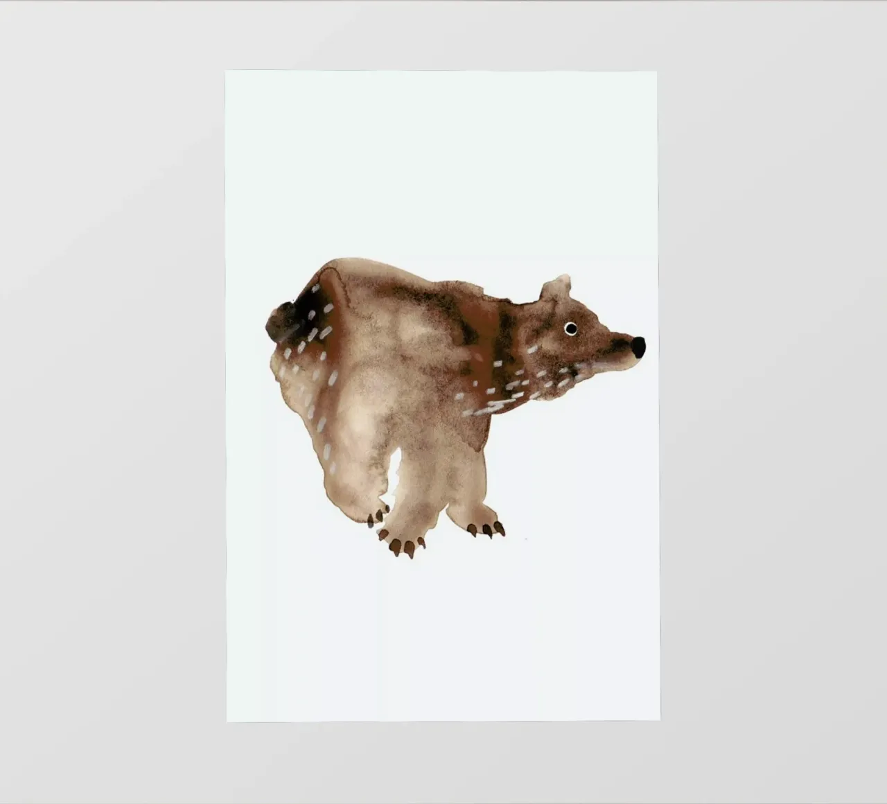 Bear pellicola backlit da Farina Kuklinski