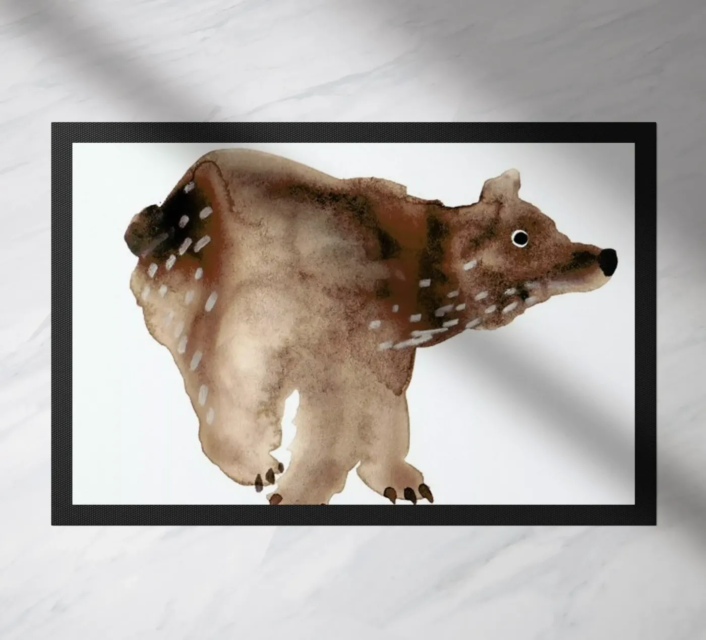 Bear deurmat van Farina Kuklinski