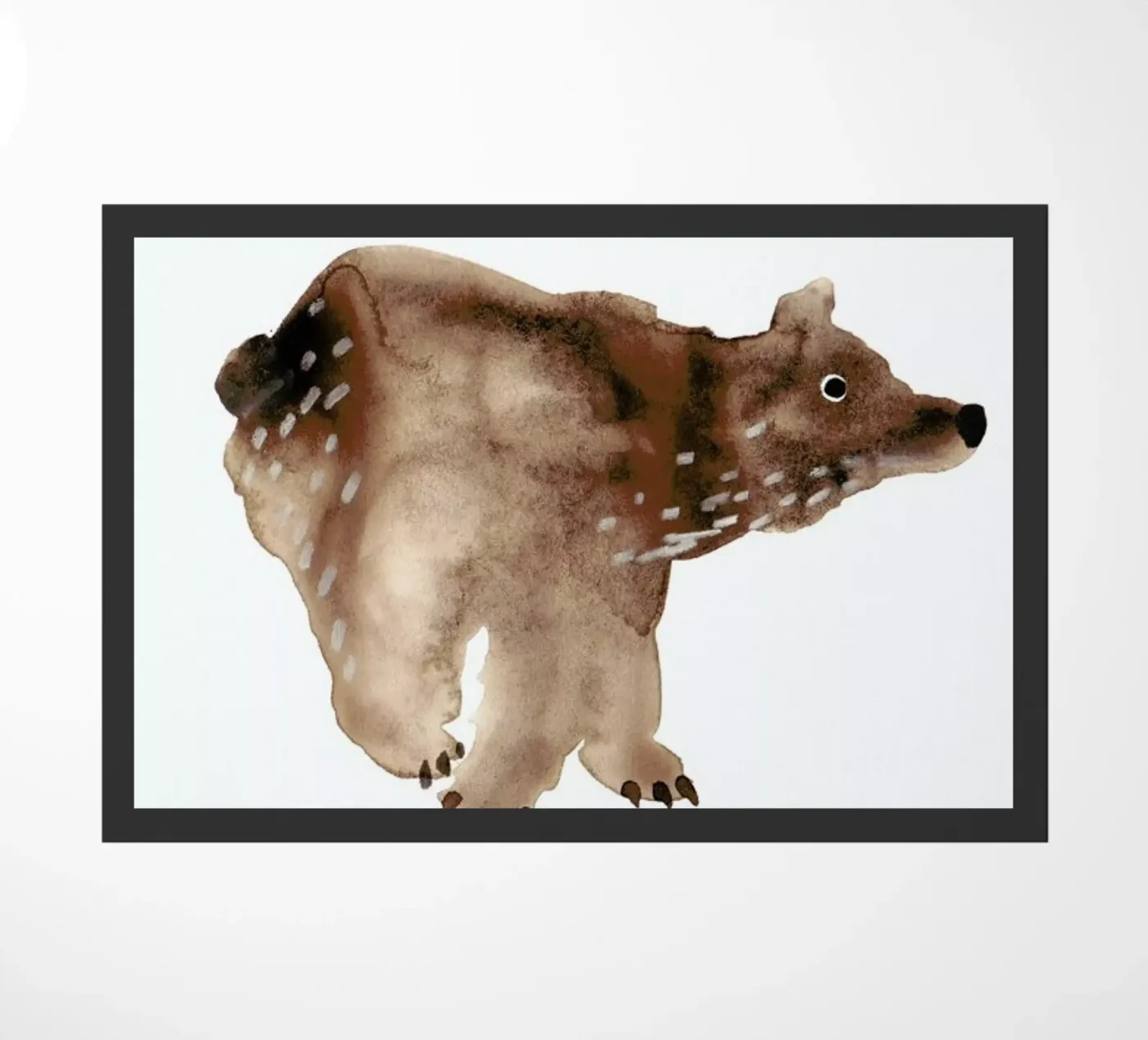 Bear deurmat van Farina Kuklinski