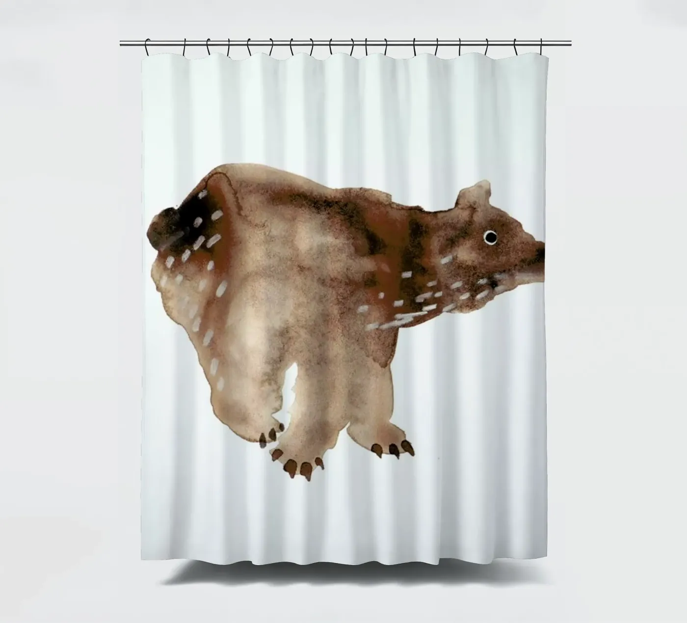 Bear douchegordijn van Farina Kuklinski