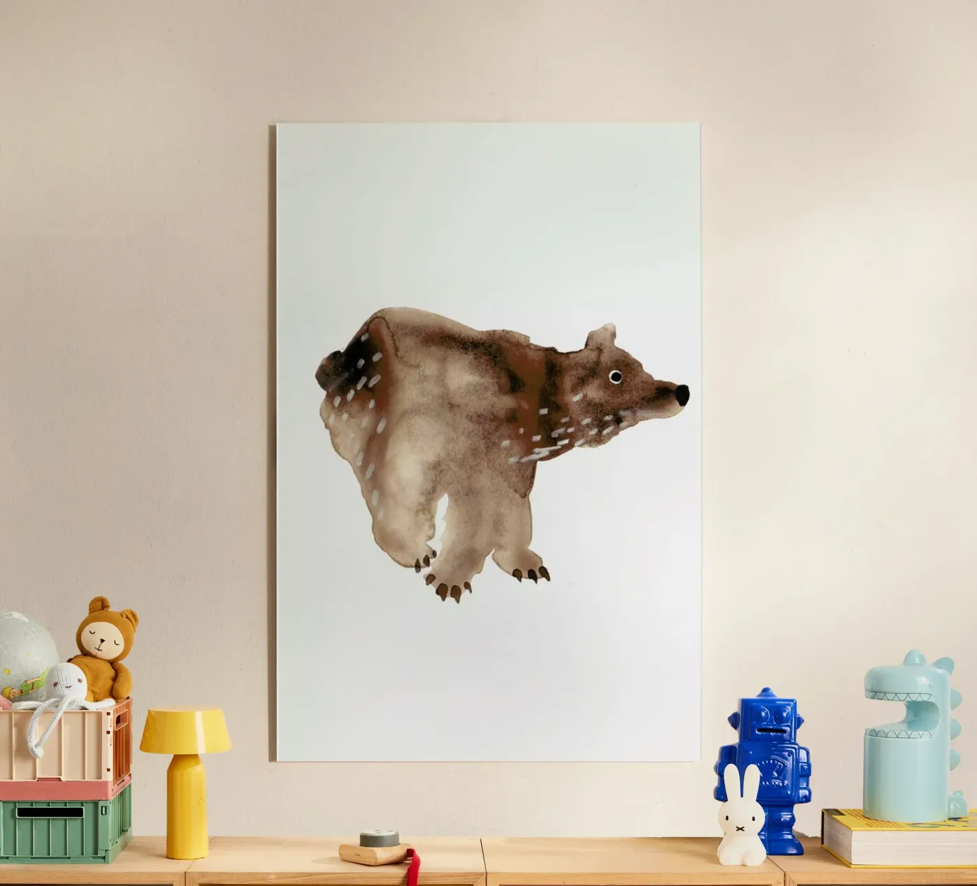 Bear acryl van Farina Kuklinski