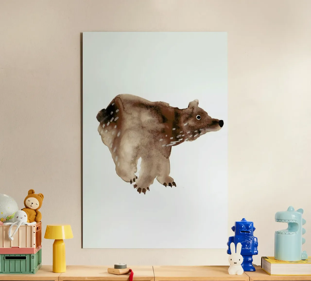 Bear alluminio dibond da Farina Kuklinski