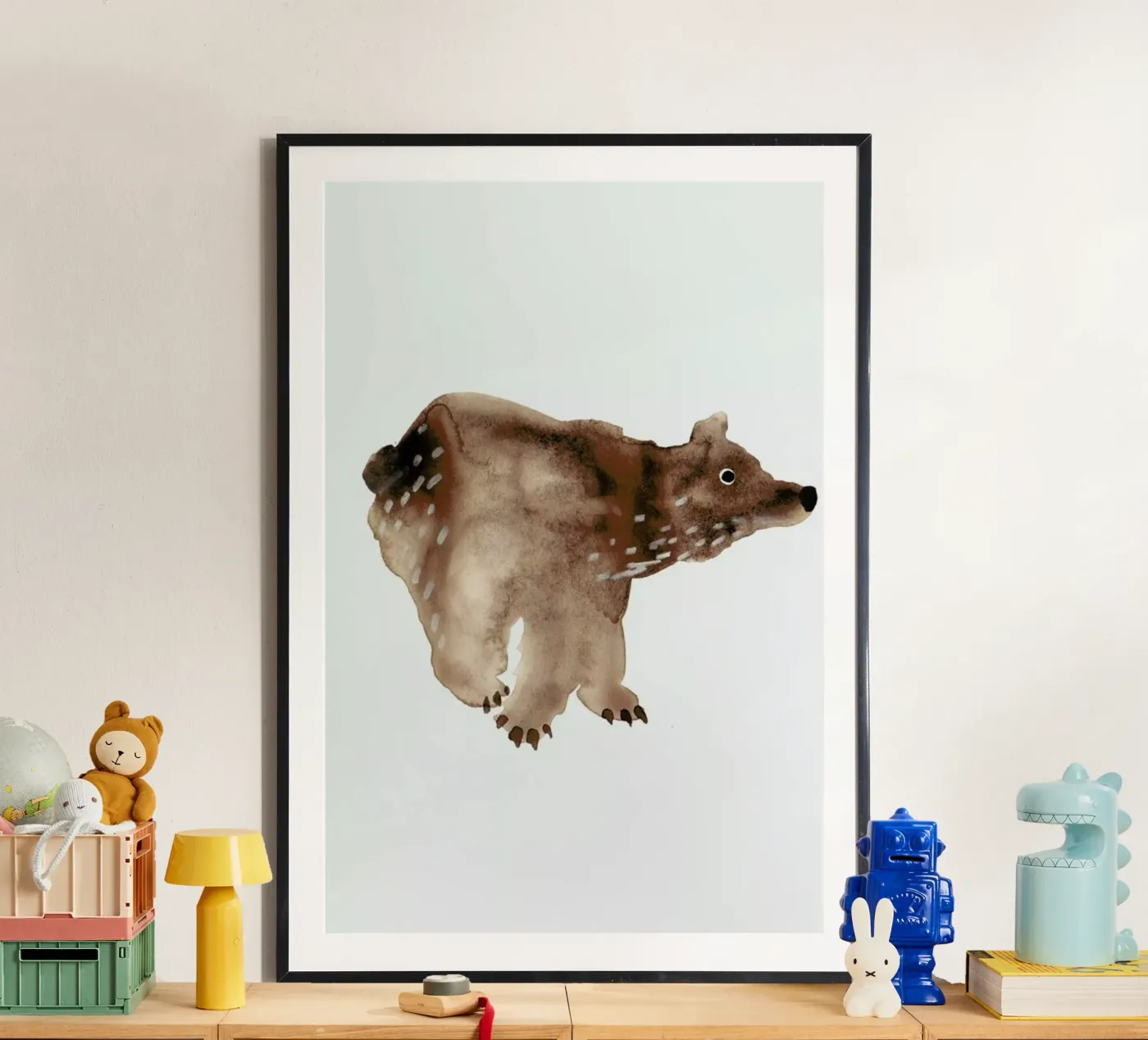 Bear poster by Farina Kuklinski