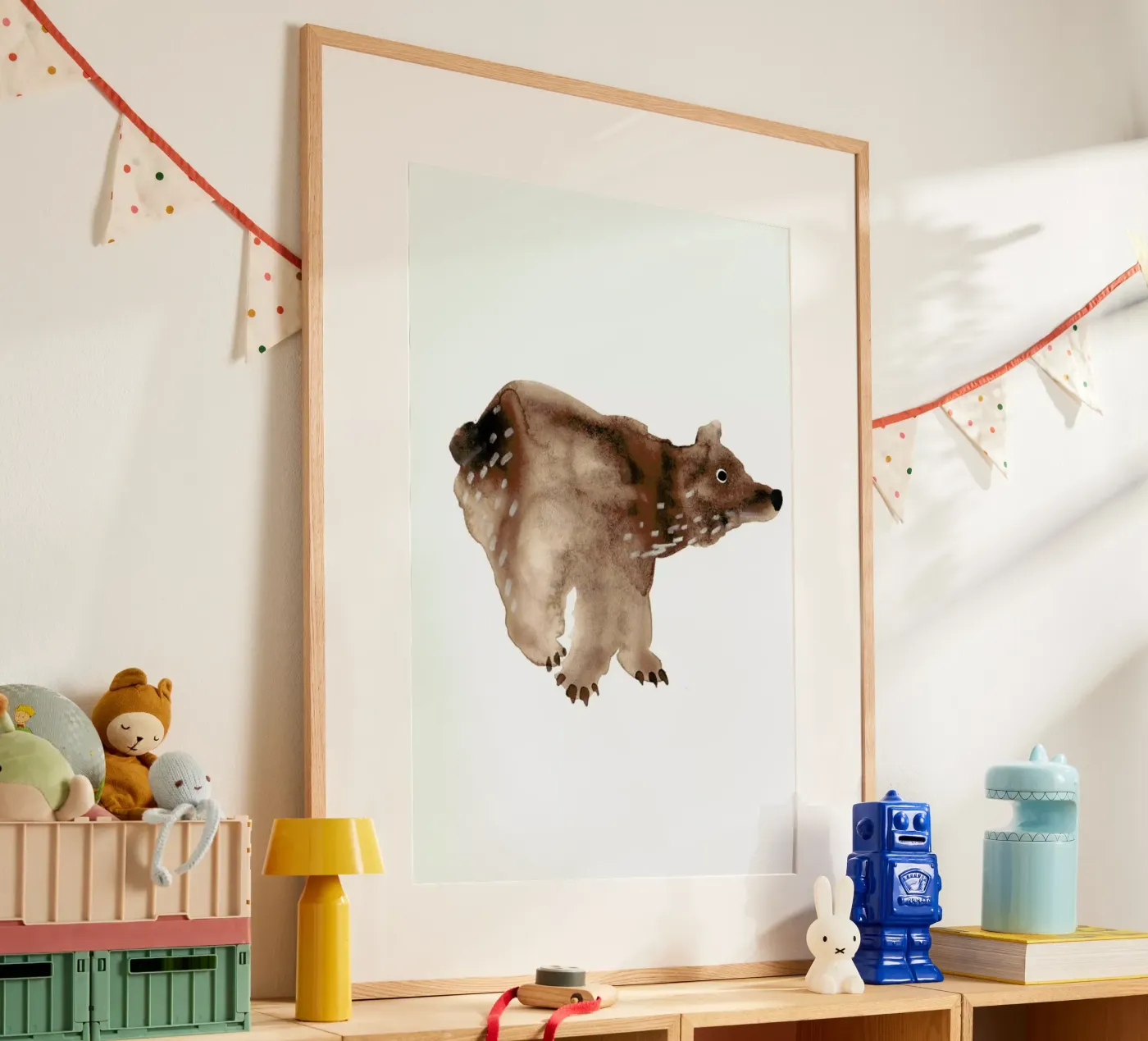 Bear poster by Farina Kuklinski