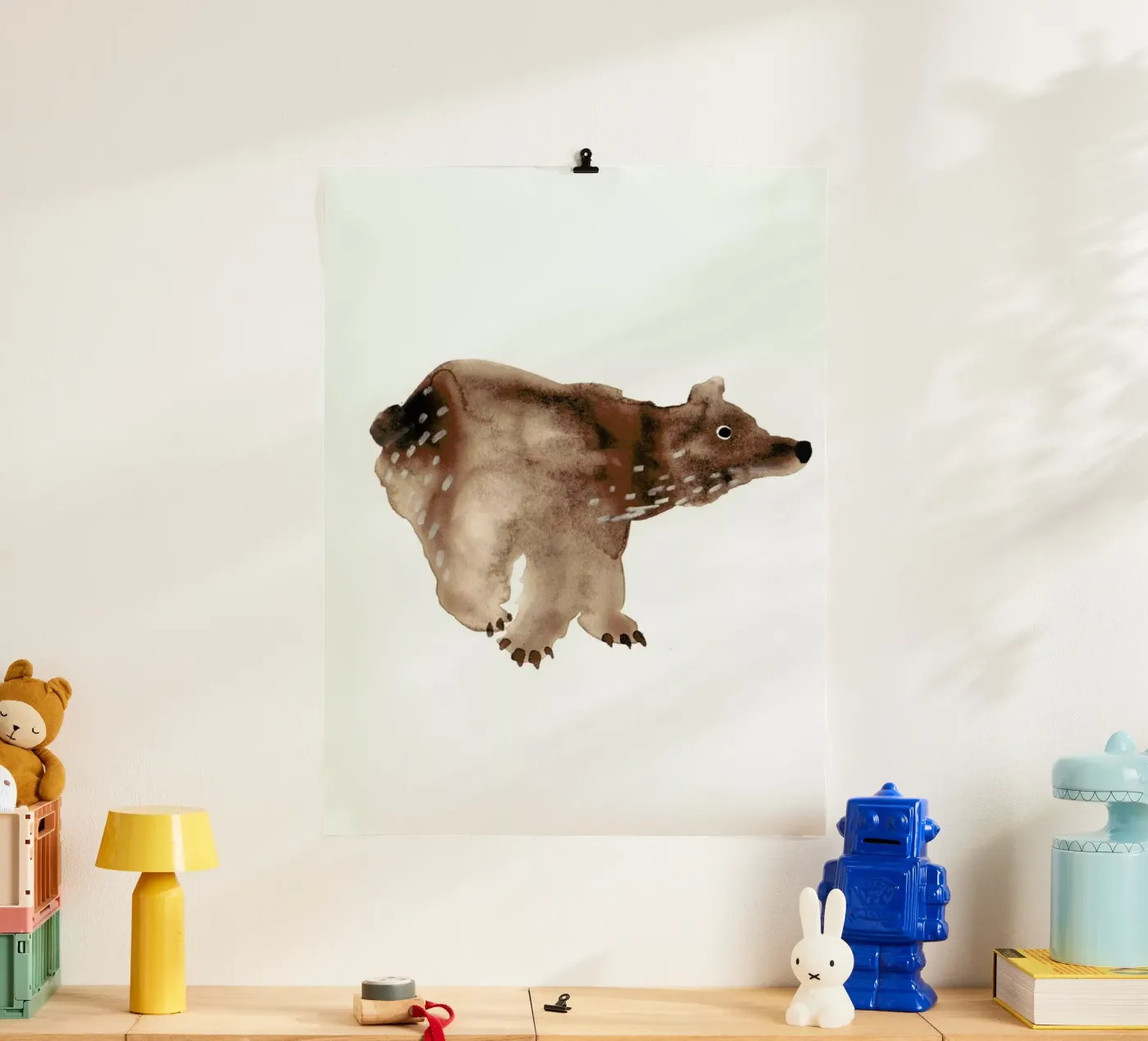 Bear poster by Farina Kuklinski