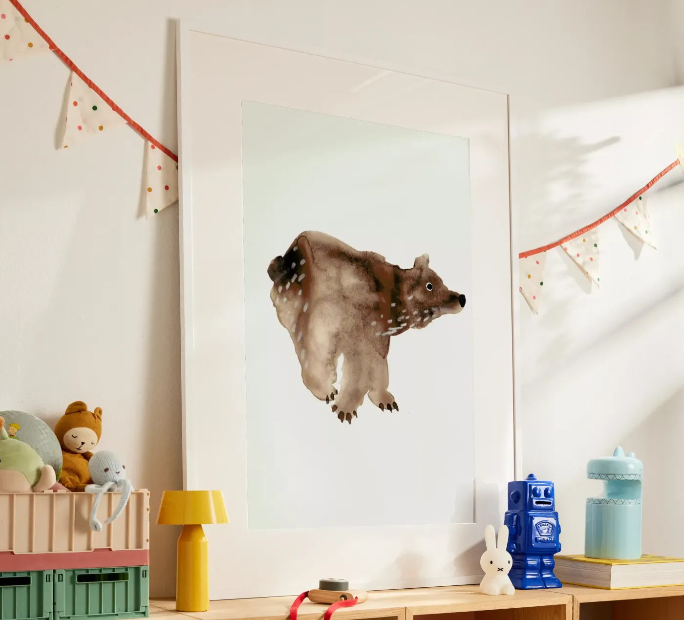 Bear poster by Farina Kuklinski