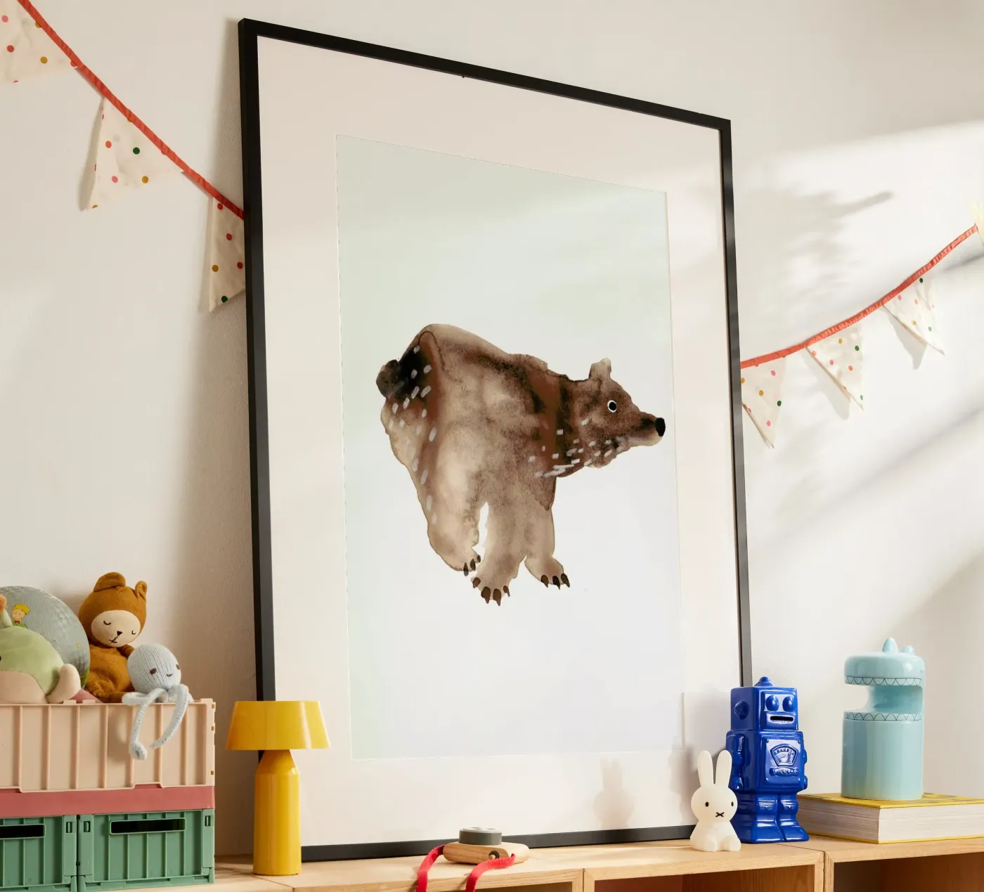 Bear poster by Farina Kuklinski