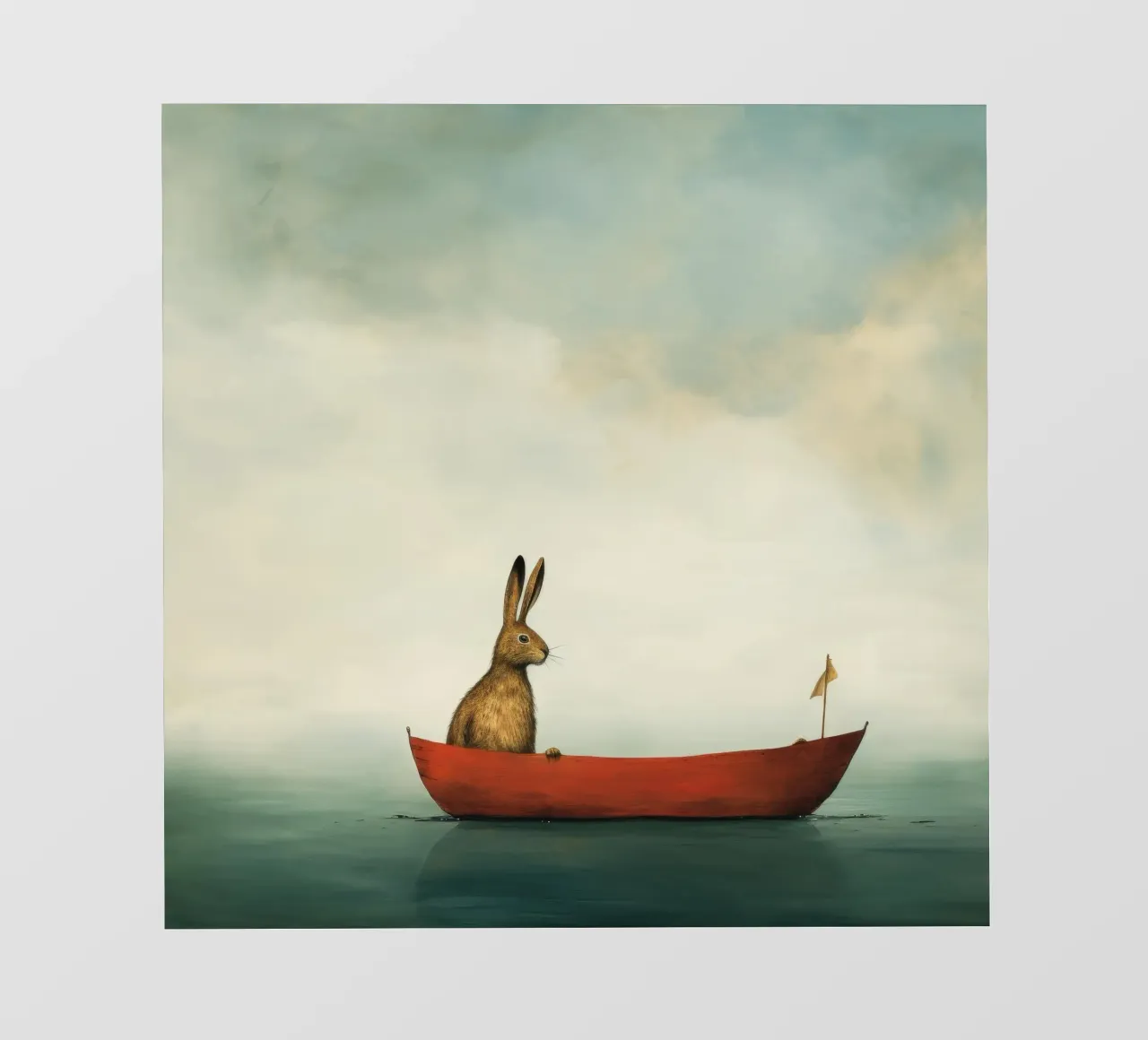 Lepre minima 1 telo in pvc da Minimal Animal Art