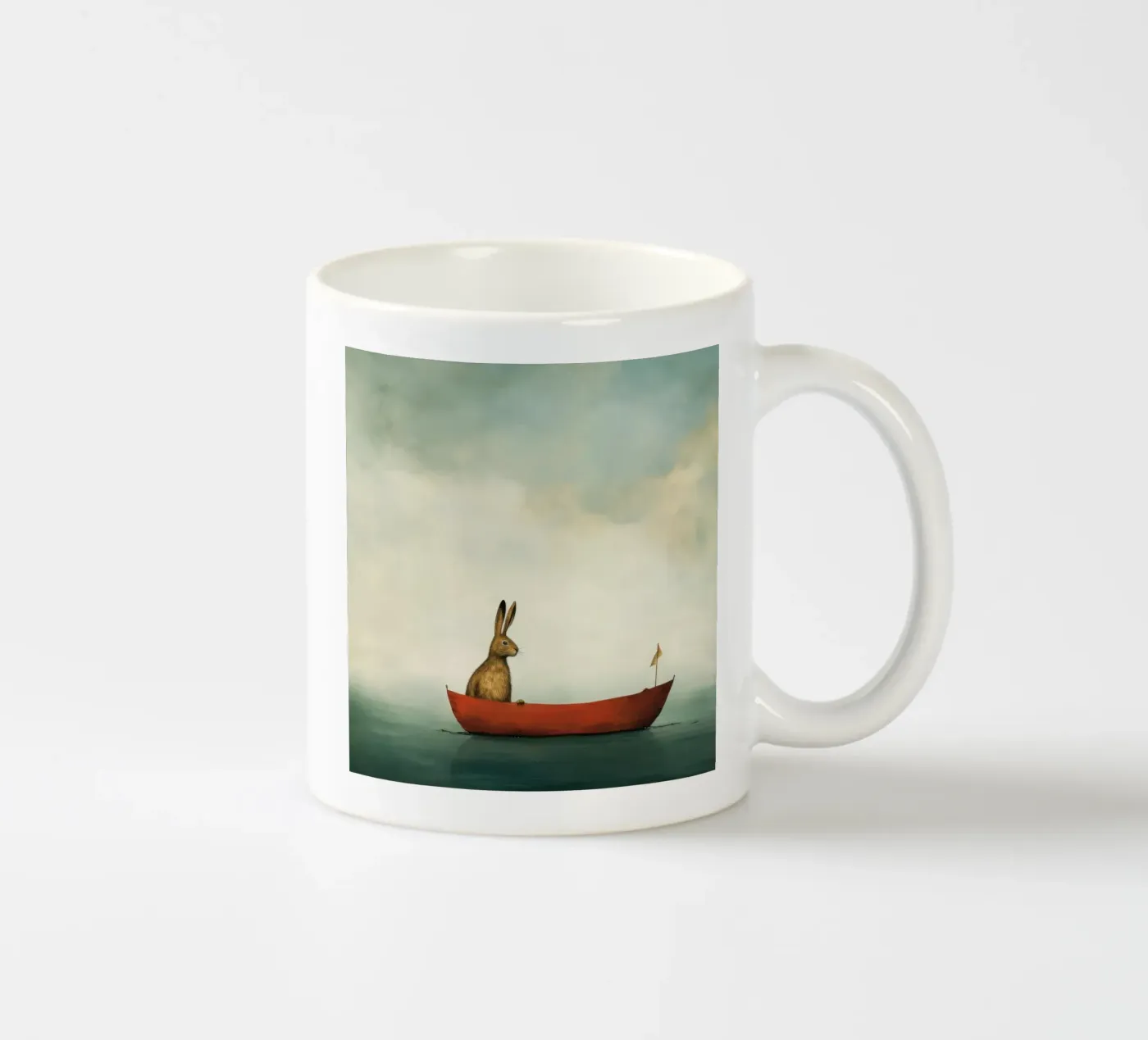 Minimum Hare mug en céramique de Minimal Animal Art