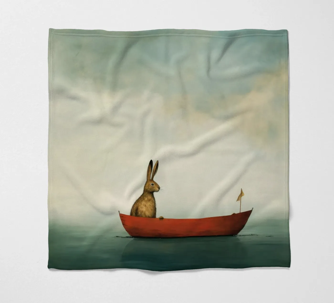 Minimum Hare plaid polaire de Minimal Animal Art