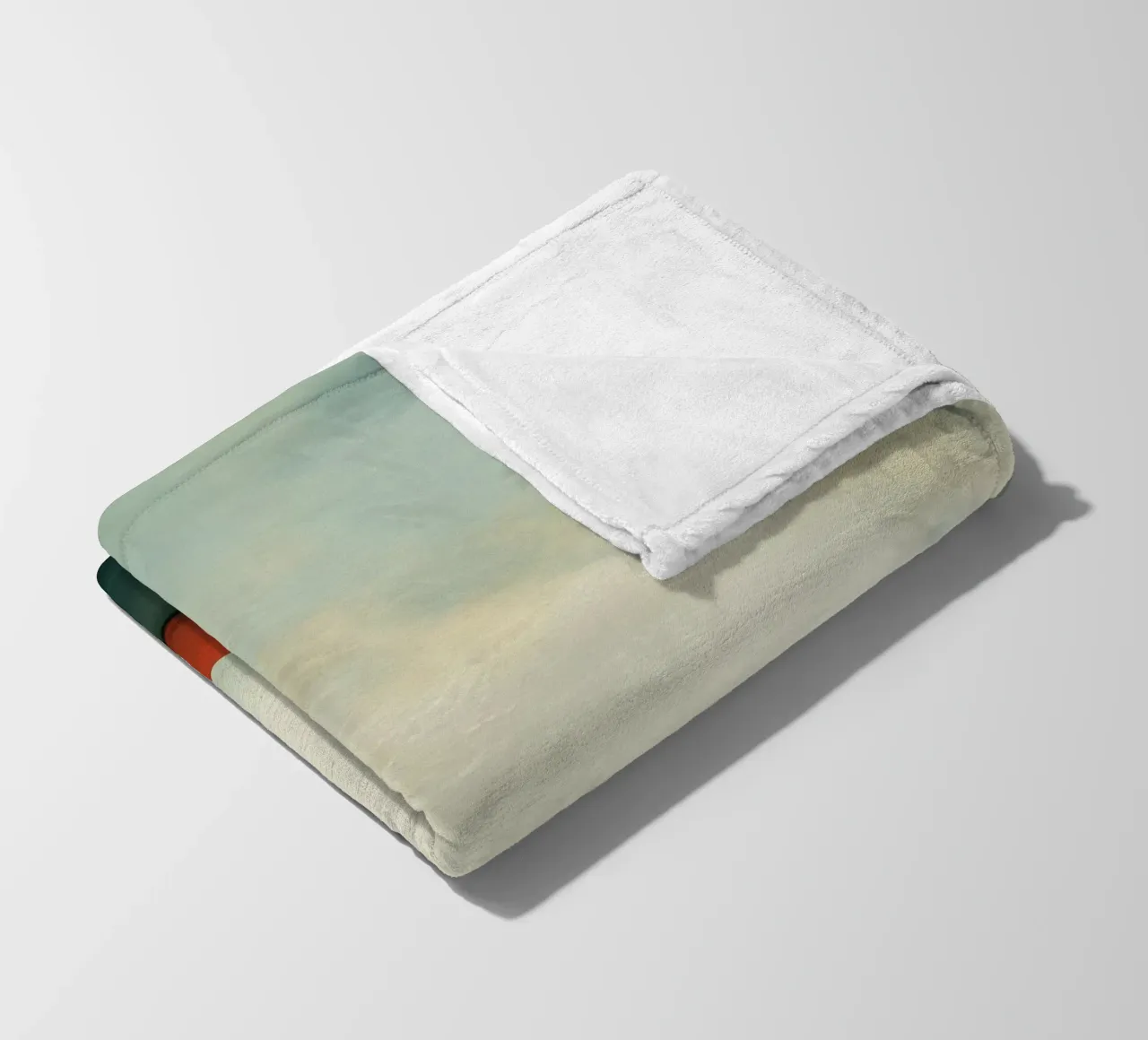 Minimum Hare Fleecedecke von Minimal Animal Art