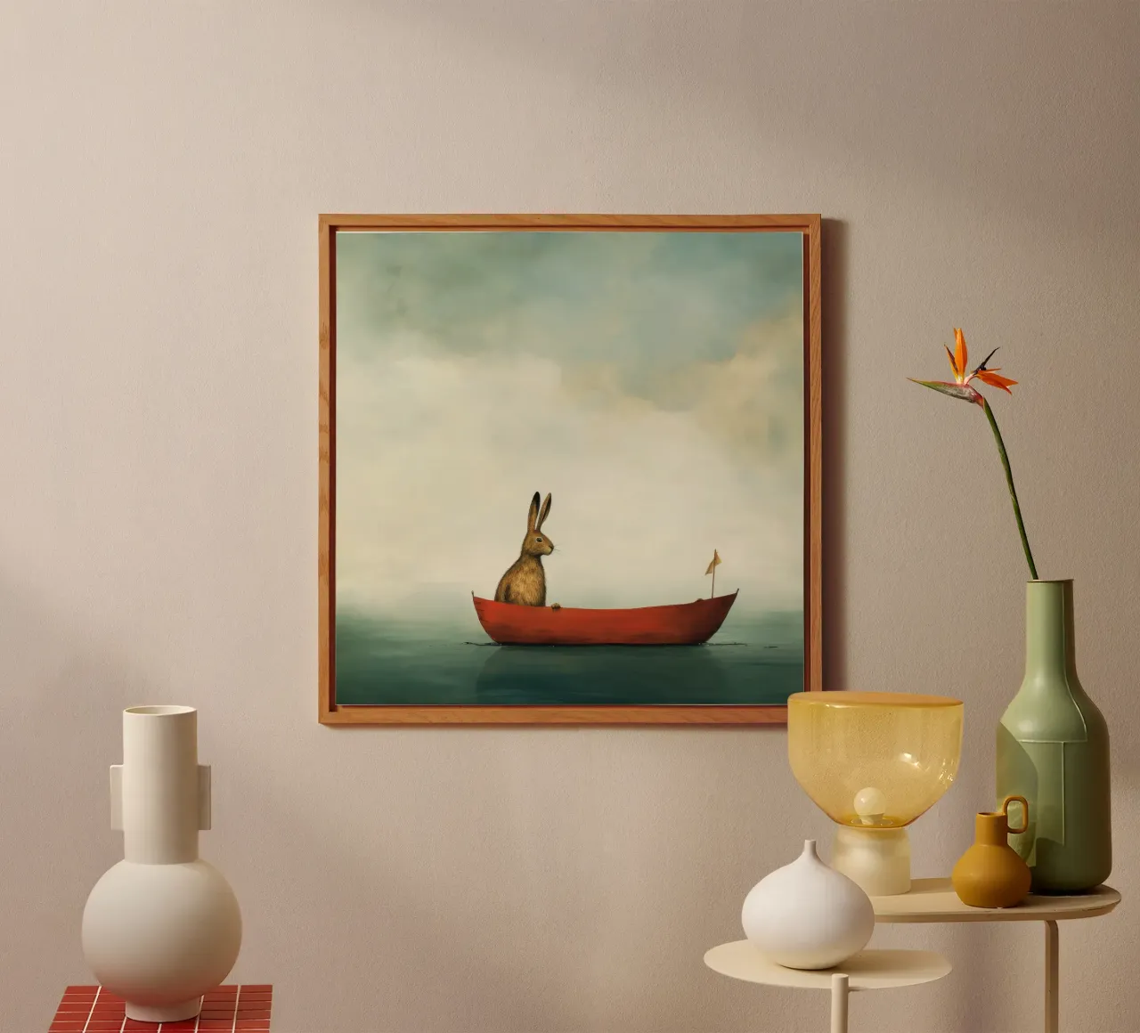 Minimum Hare forex plate by Minimal Animal Art