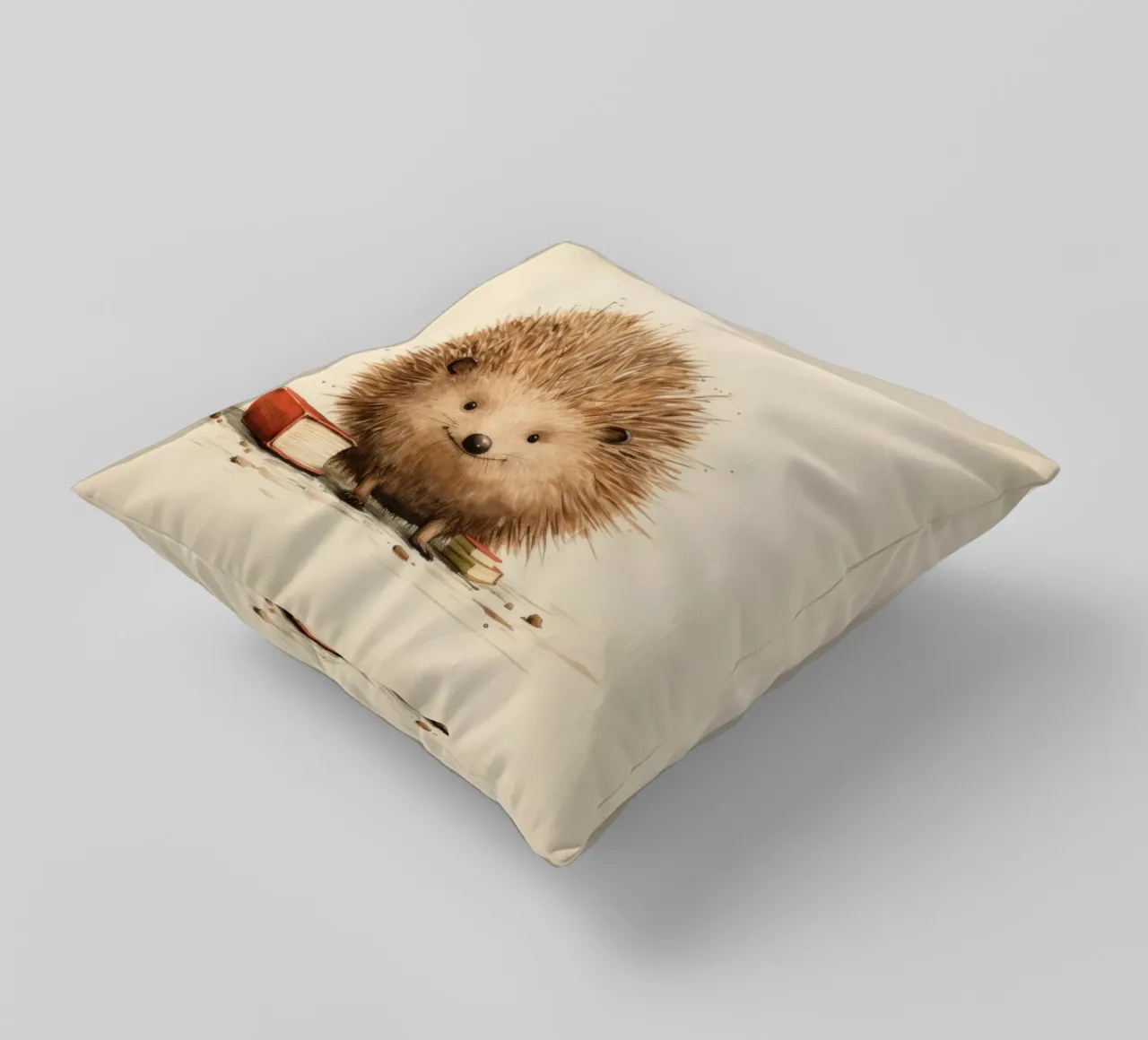 Riccio minimo 2 cuscino da Minimal Animal Art