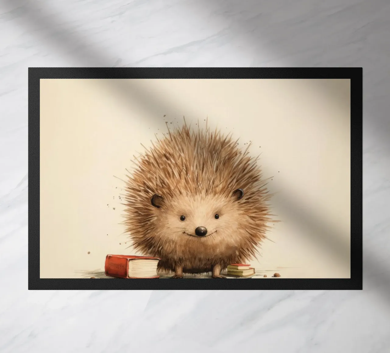 Riccio minimo 2 zerbino da Minimal Animal Art