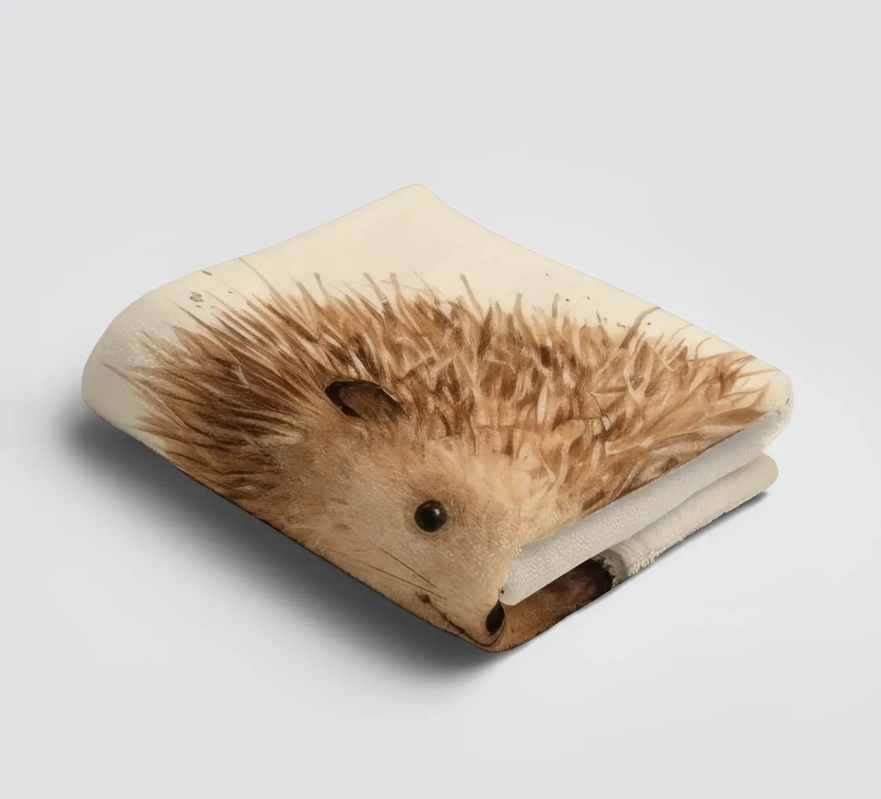 Riccio minimo 2 asciugamano da bagno da Minimal Animal Art