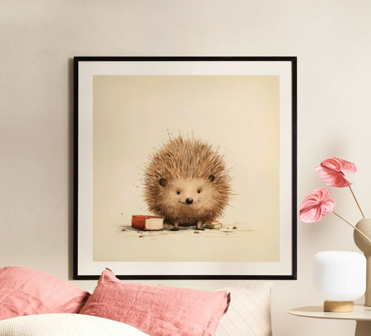 Riccio minimo 2 poster da Minimal Animal Art