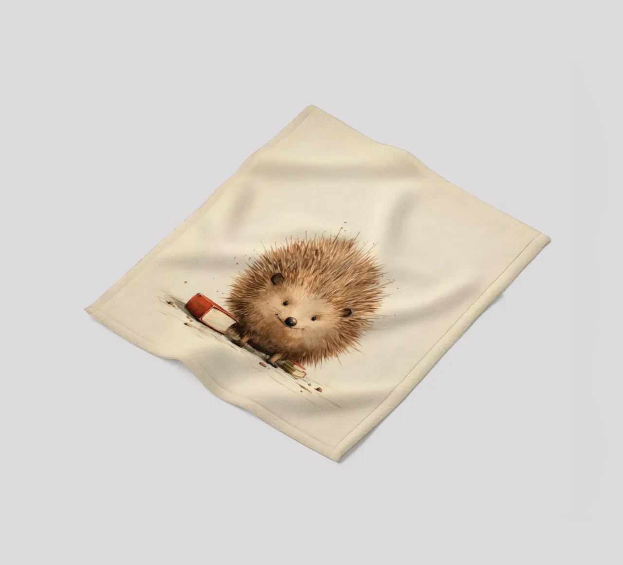 Riccio minimo 2 coperta in pile da Minimal Animal Art