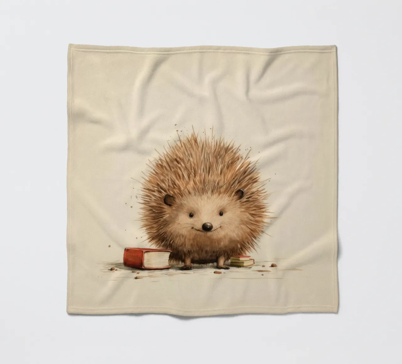 Riccio minimo 2 coperta in pile da Minimal Animal Art