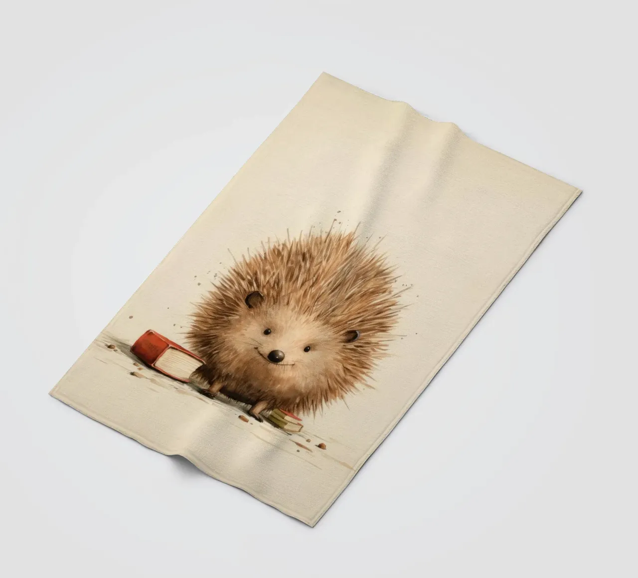 Riccio minimo 2 coperta in pile da Minimal Animal Art