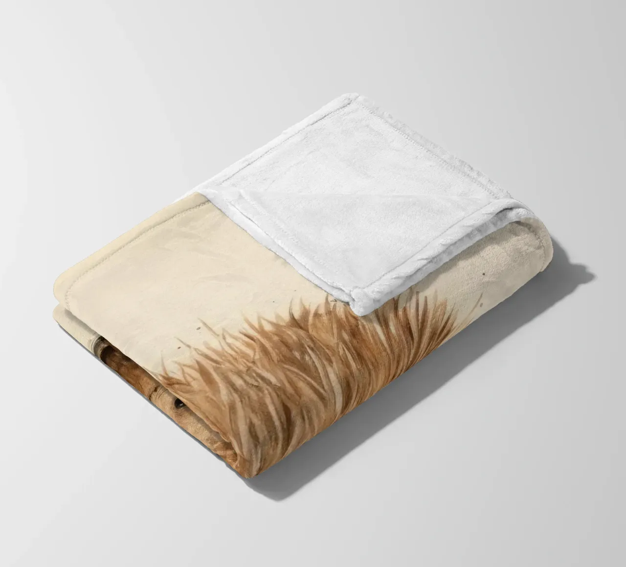 Riccio minimo 2 coperta in pile da Minimal Animal Art