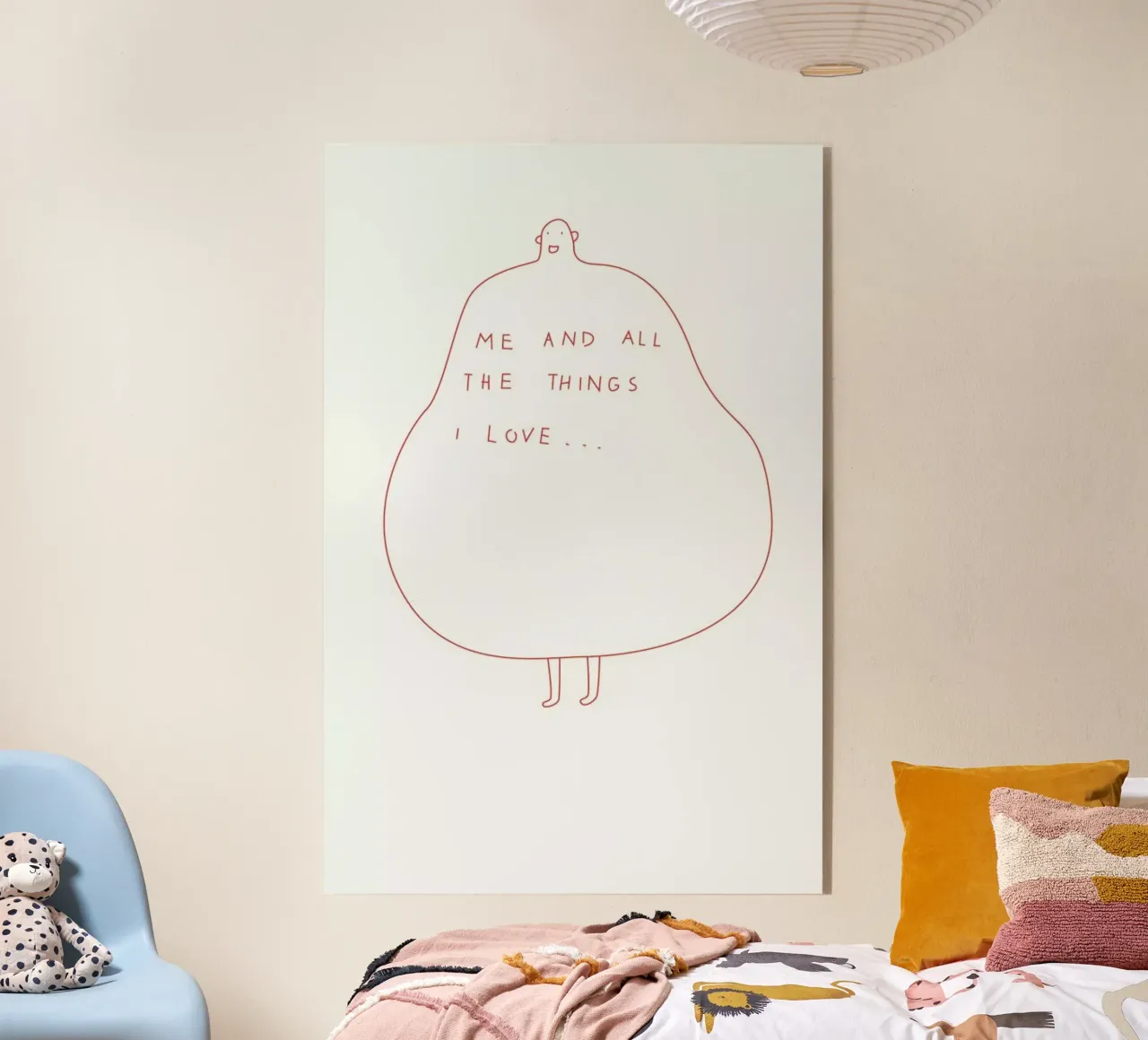 Me acryl van Monika Aichele