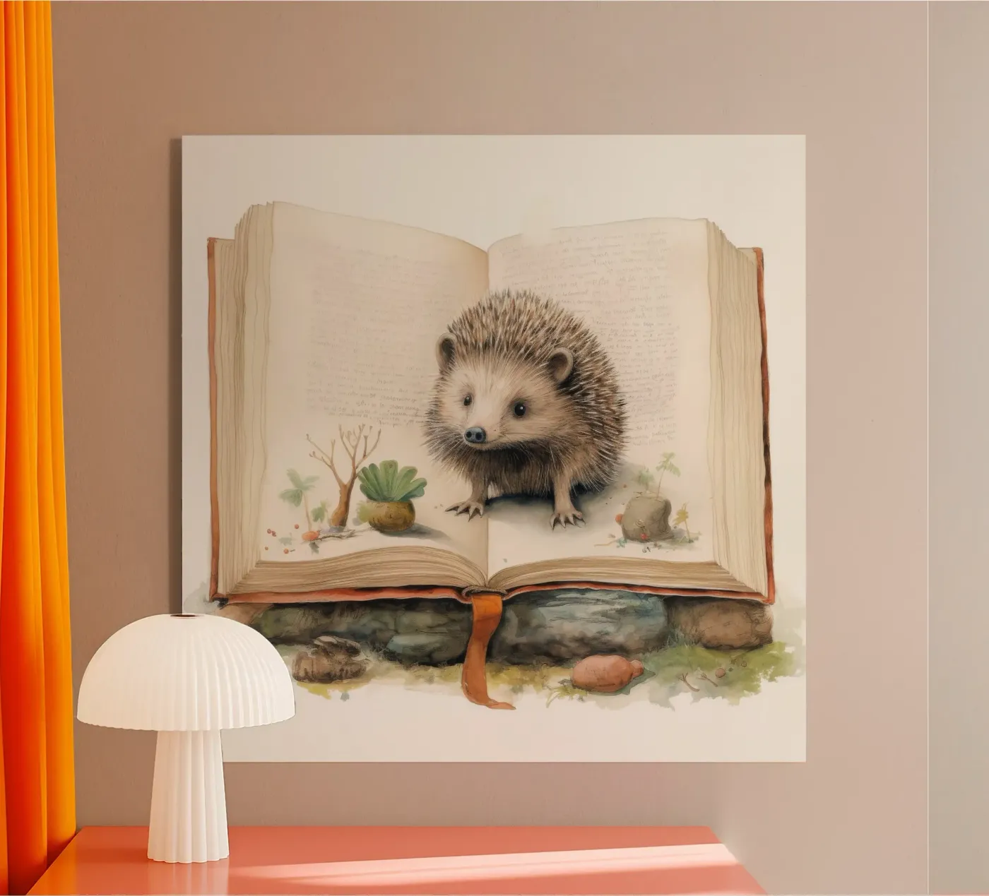 Minimal Hedgehog plexiglass da Minimal Animal Art